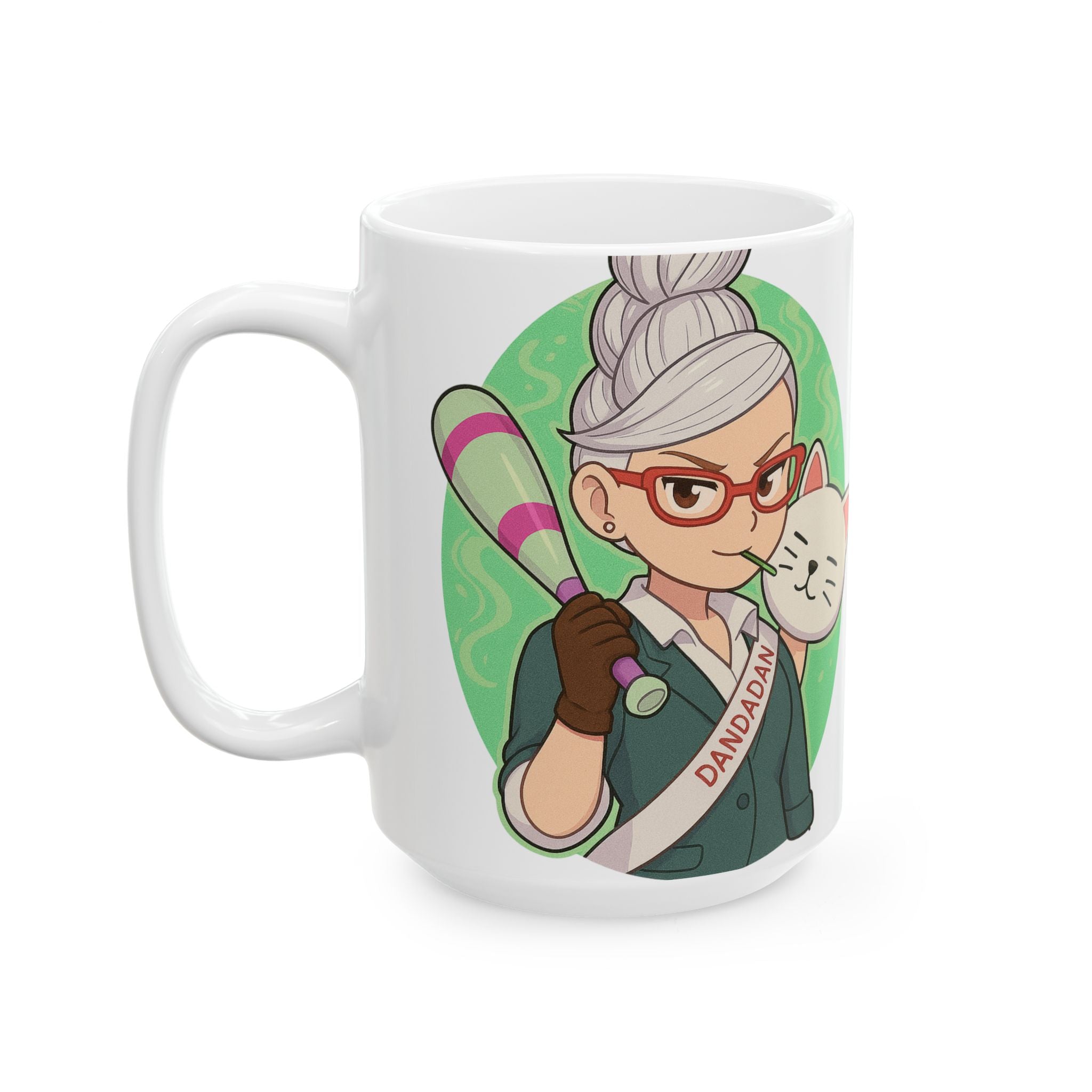 Dandadan Anime Ceramic Mug, (11oz, 15oz)