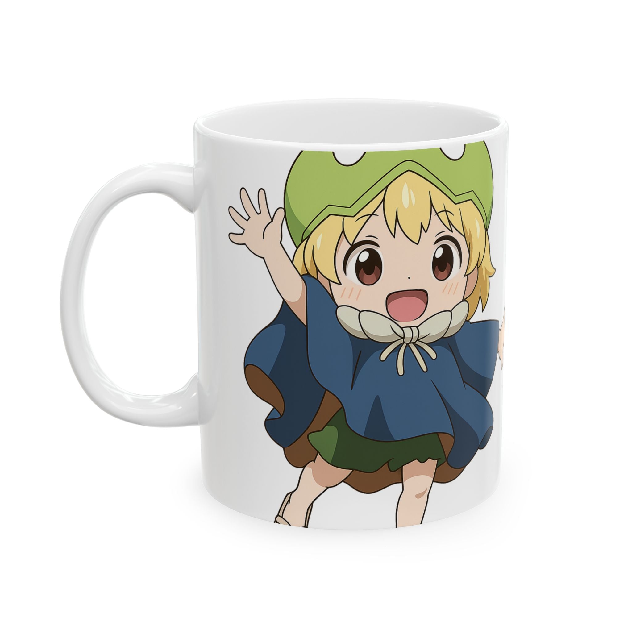 Dr Stone Anime Suica Ceramic Mug, (11oz, 15oz)