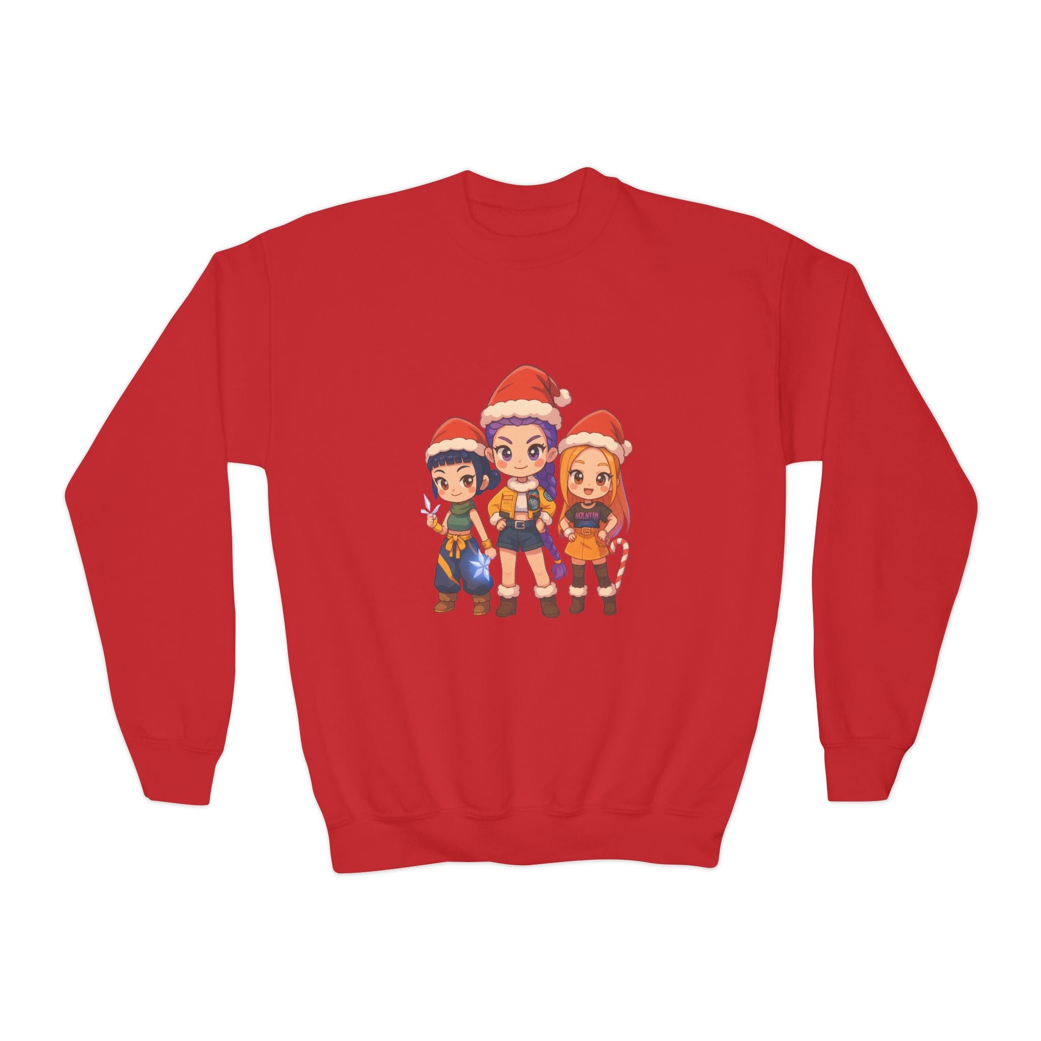 Kpop Demon Hunter Christmas Youth  Sweatshirt