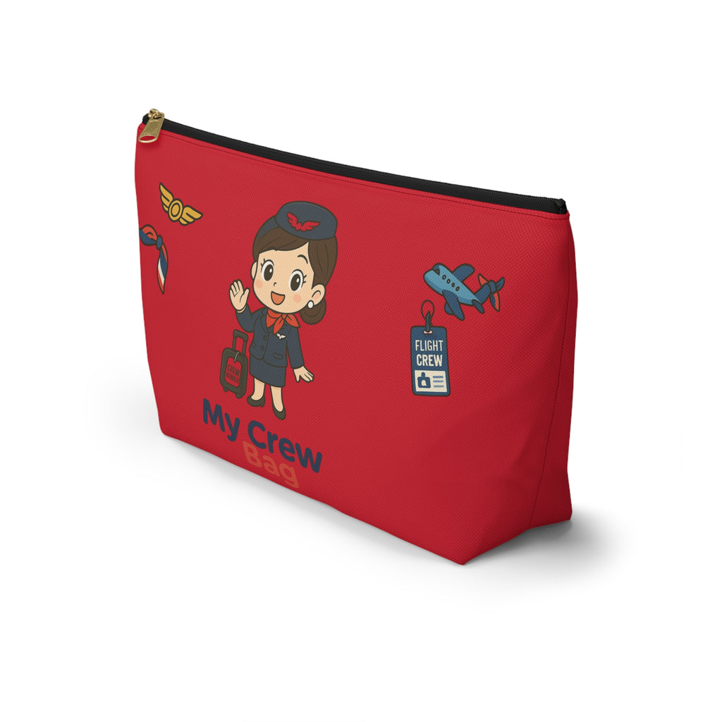 Flight Crew Accessory Pouch w T-bottom