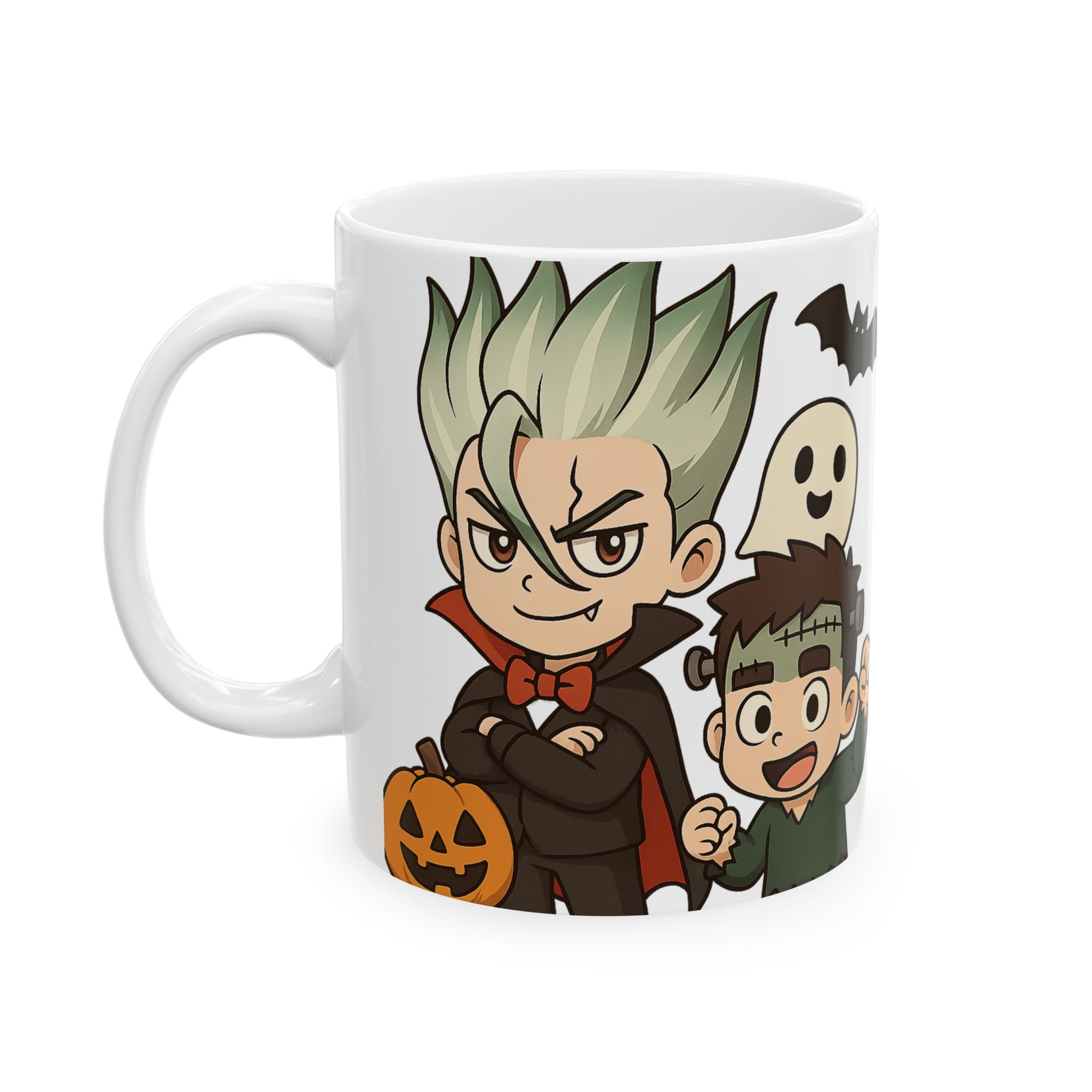 Dr Stone Anime Halloween Ceramic Mug, (11oz, 15oz)
