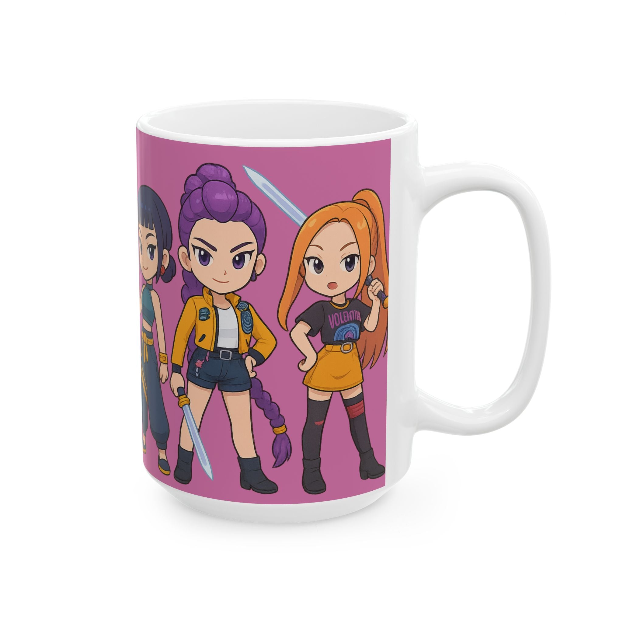 Kpop Demon hunters Ceramic Mug, (11oz, 15oz)