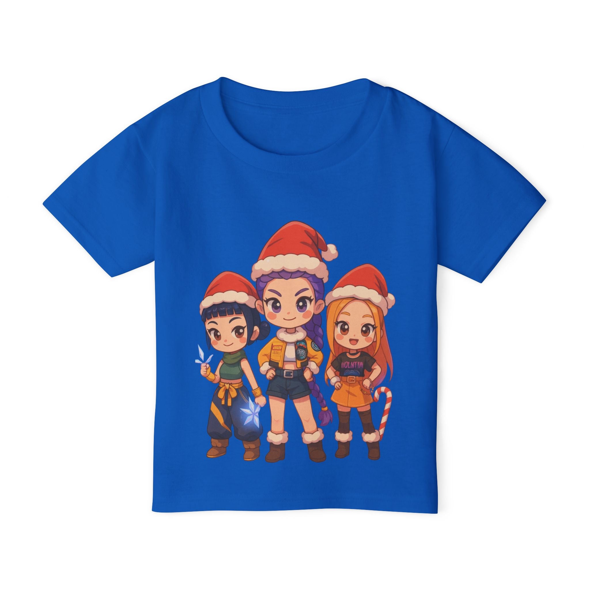 Kpop Demon Hunter Christmas Anime Heavy Cotton™ Toddler T-shirt