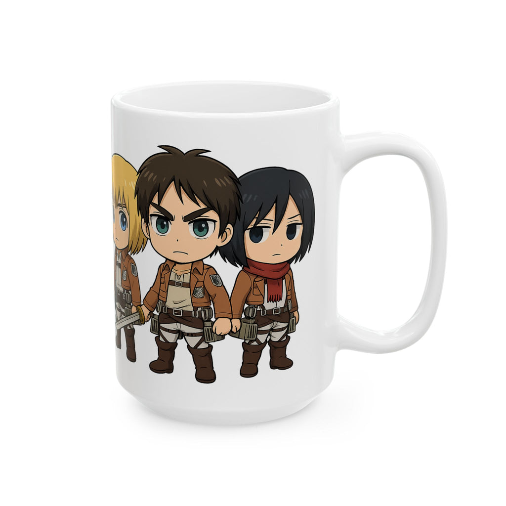 Attack on titan Anime Ceramic Mug, (11oz, 15oz)
