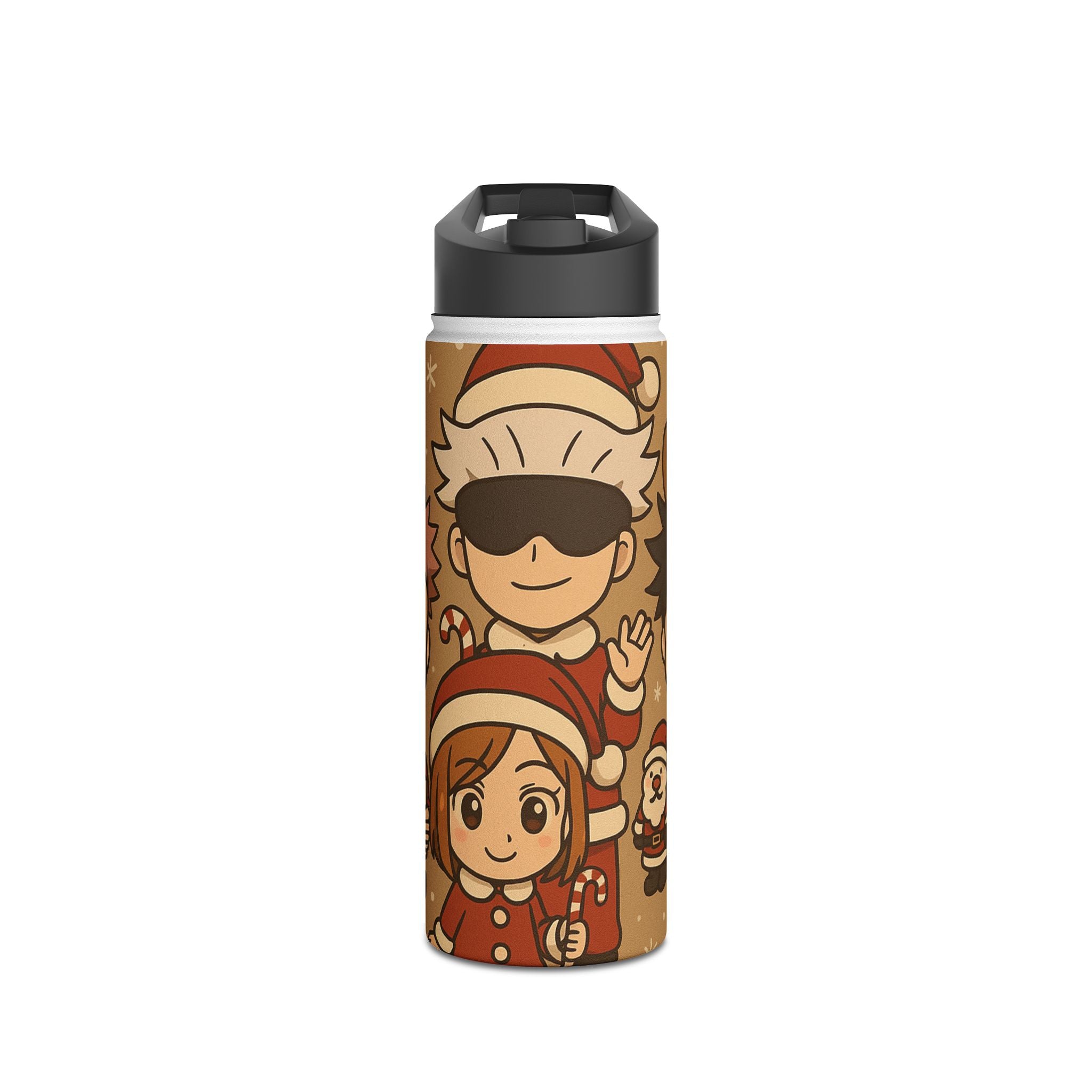 Jujutsu kaisen Anime Stainless Steel Water Bottle, Standard Lid