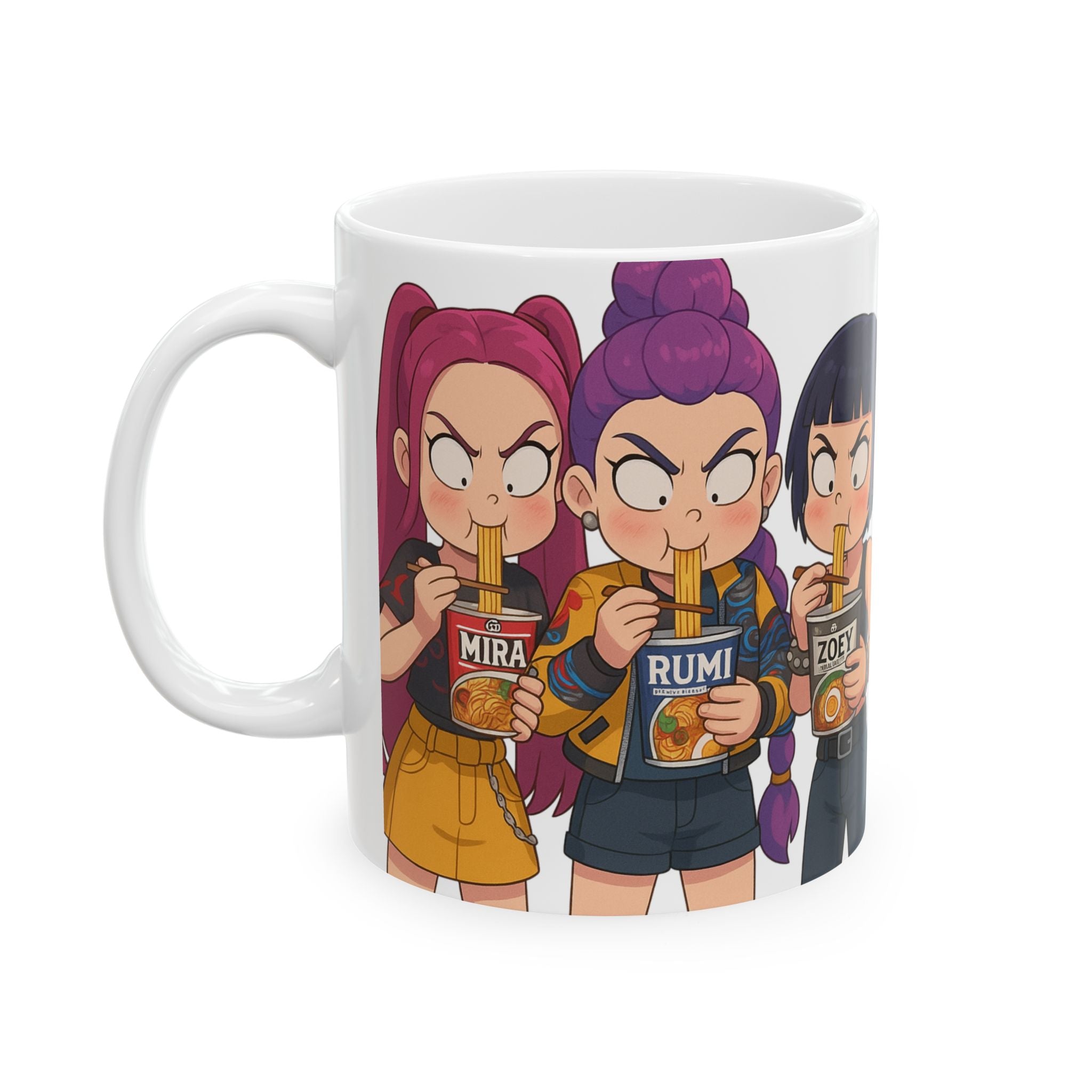 Kpop Hunter Anime Ceramic Mug, (11oz, 15oz)