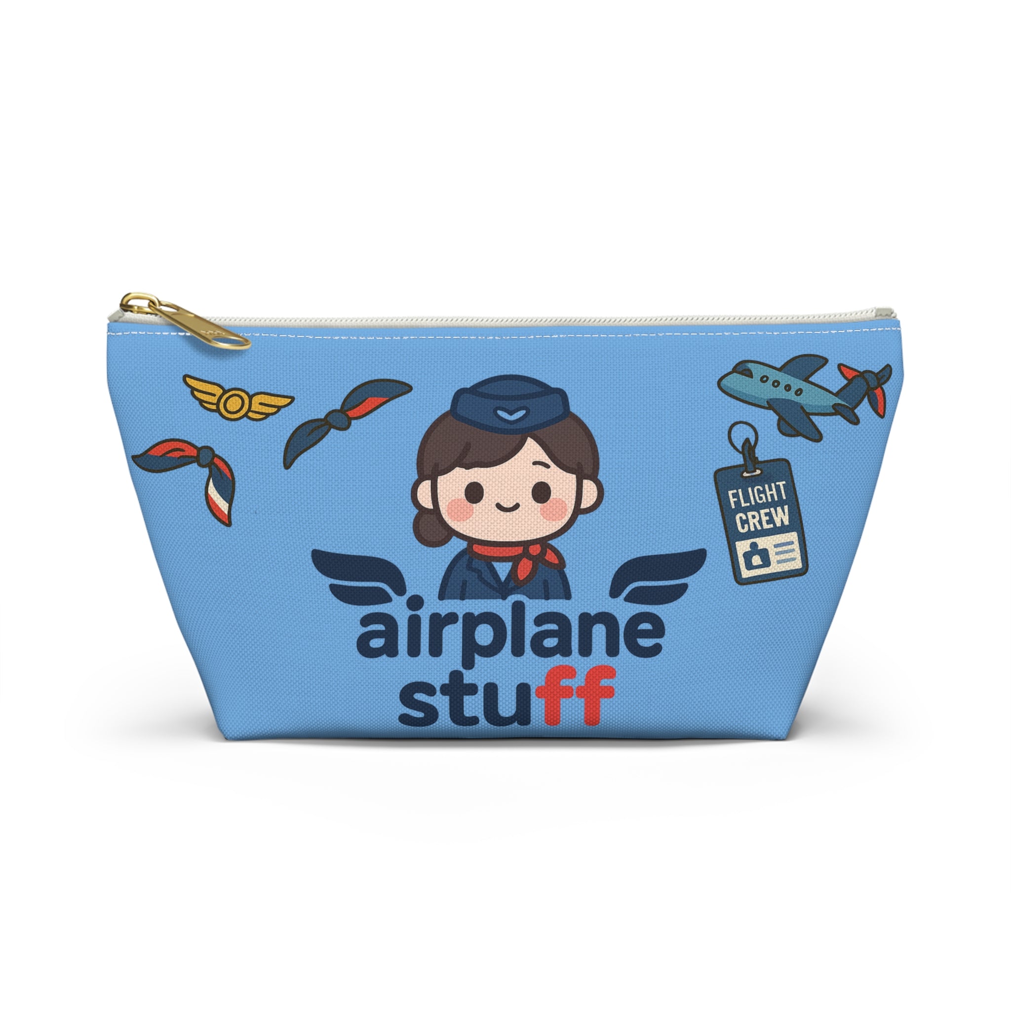 Flight Crew Accessory Pouch w T-bottom