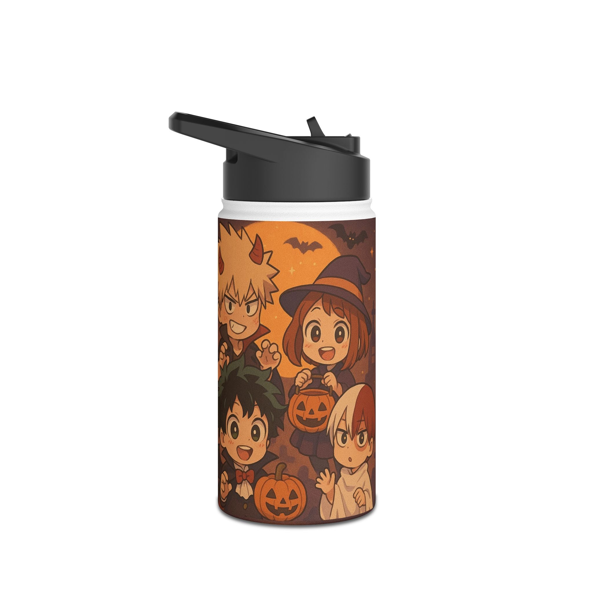 Anime Stainless Steel Water Bottle, Standard Lid