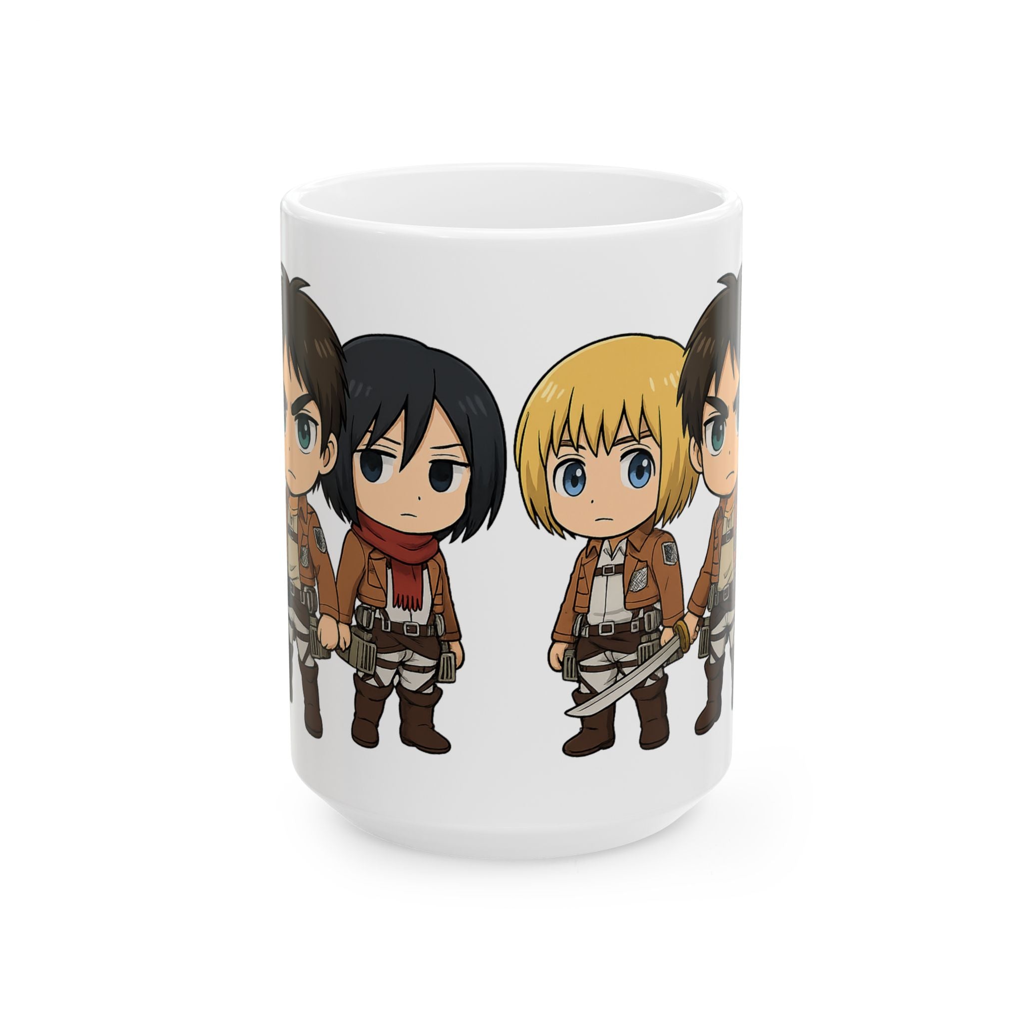 Attack on titan Anime Ceramic Mug, (11oz, 15oz)