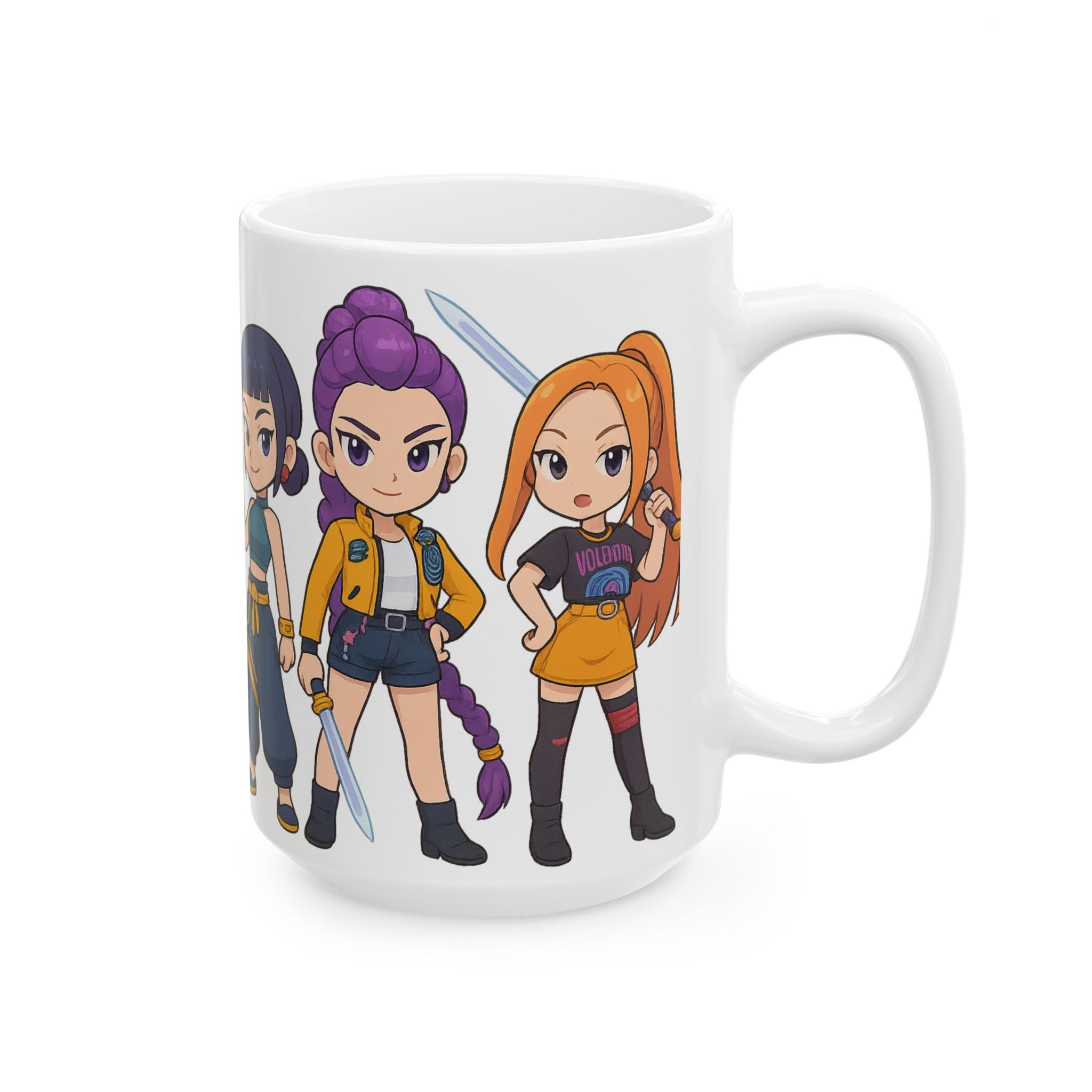 Kpop Demon hunters Ceramic Mug, (11oz, 15oz)