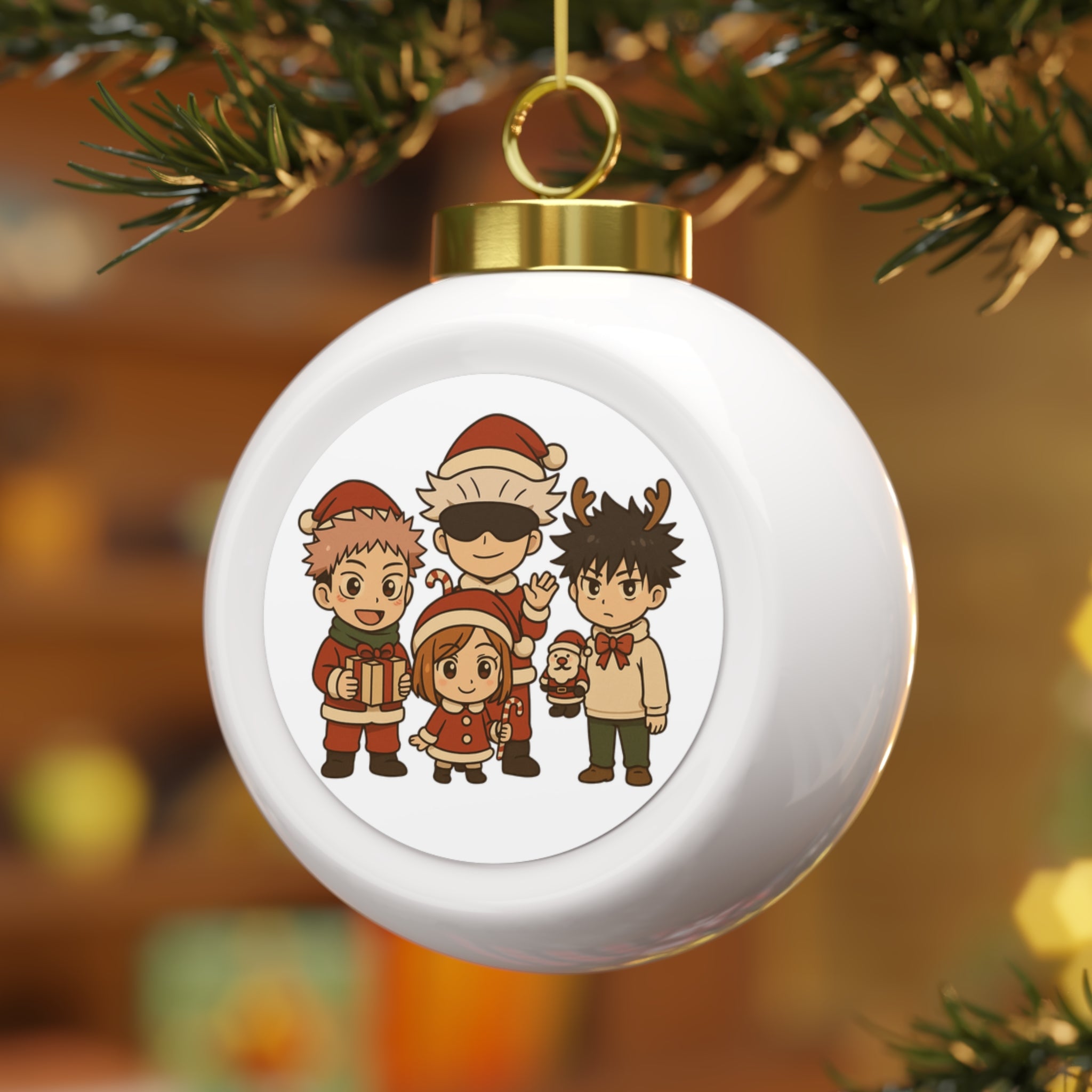 Jujutsu Kaisen Christmas Ball Ornament