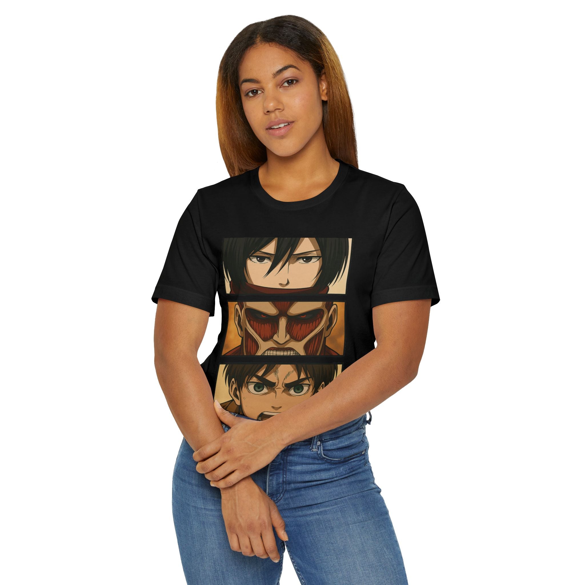 Attack on titan Anime Unisex Jersey T-Shirt