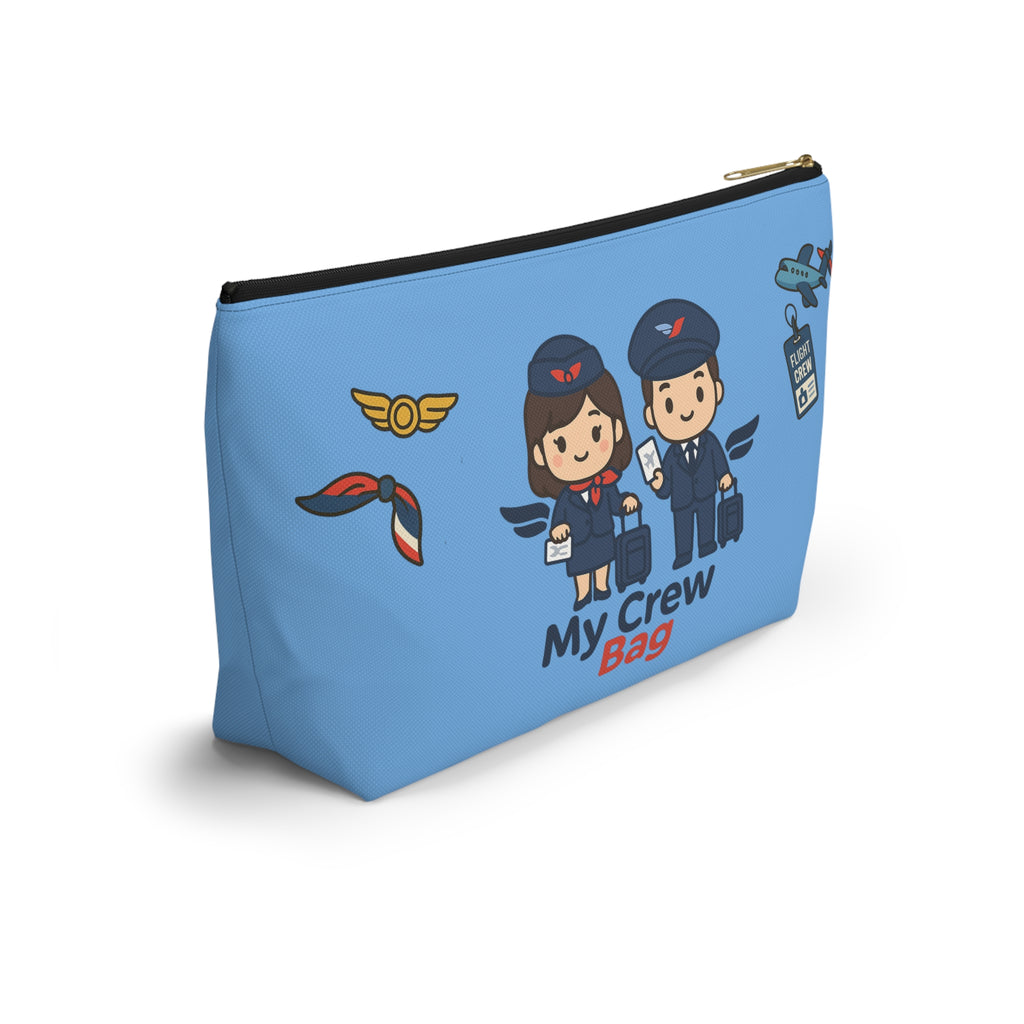 Flight Crew Accessory Pouch w T-bottom