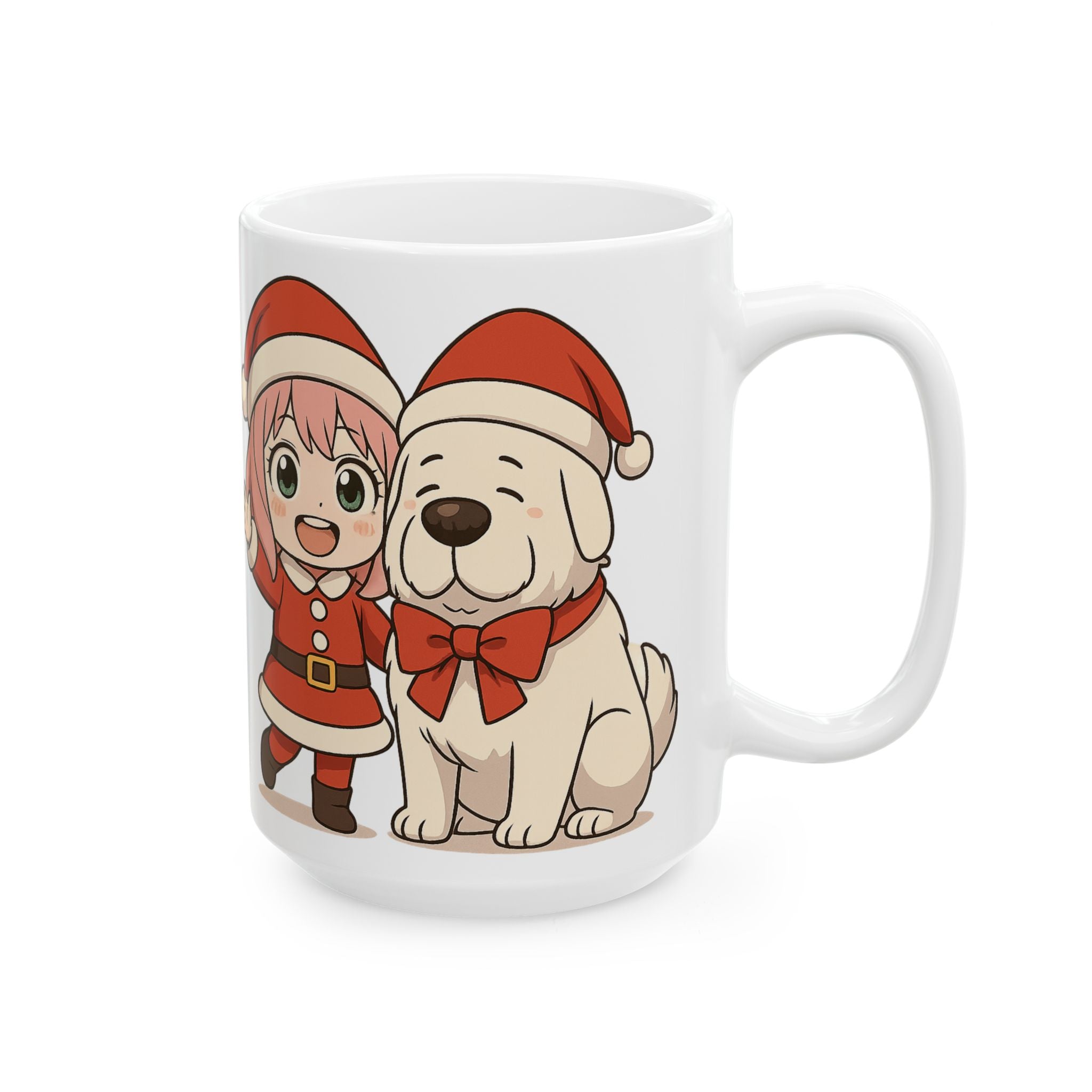 Spy x Family Anime Christmas Ceramic Mug, (11oz, 15oz)