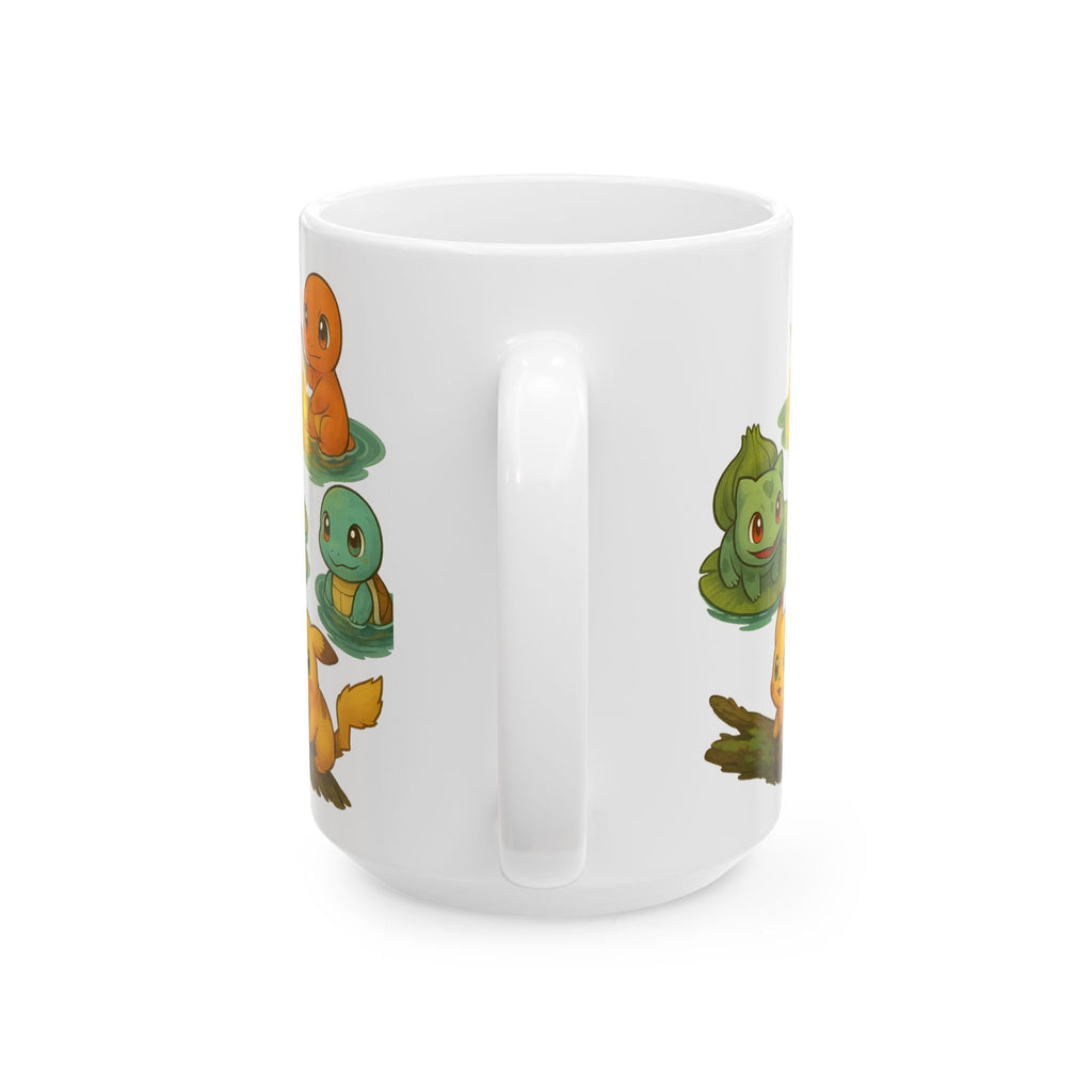 Chibi Anime Ceramic Mug, (11oz, 15oz)