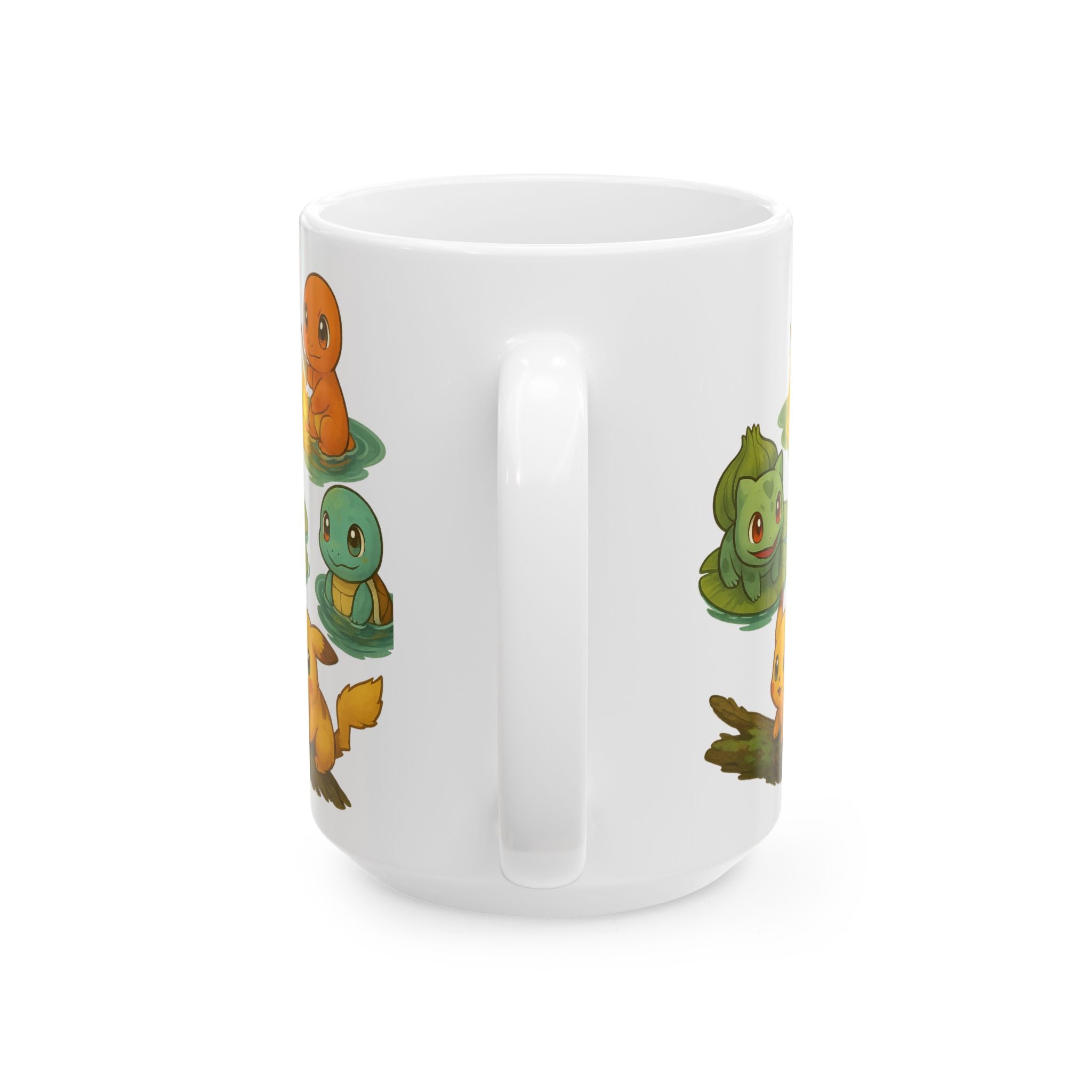 Chibi Anime Ceramic Mug, (11oz, 15oz)