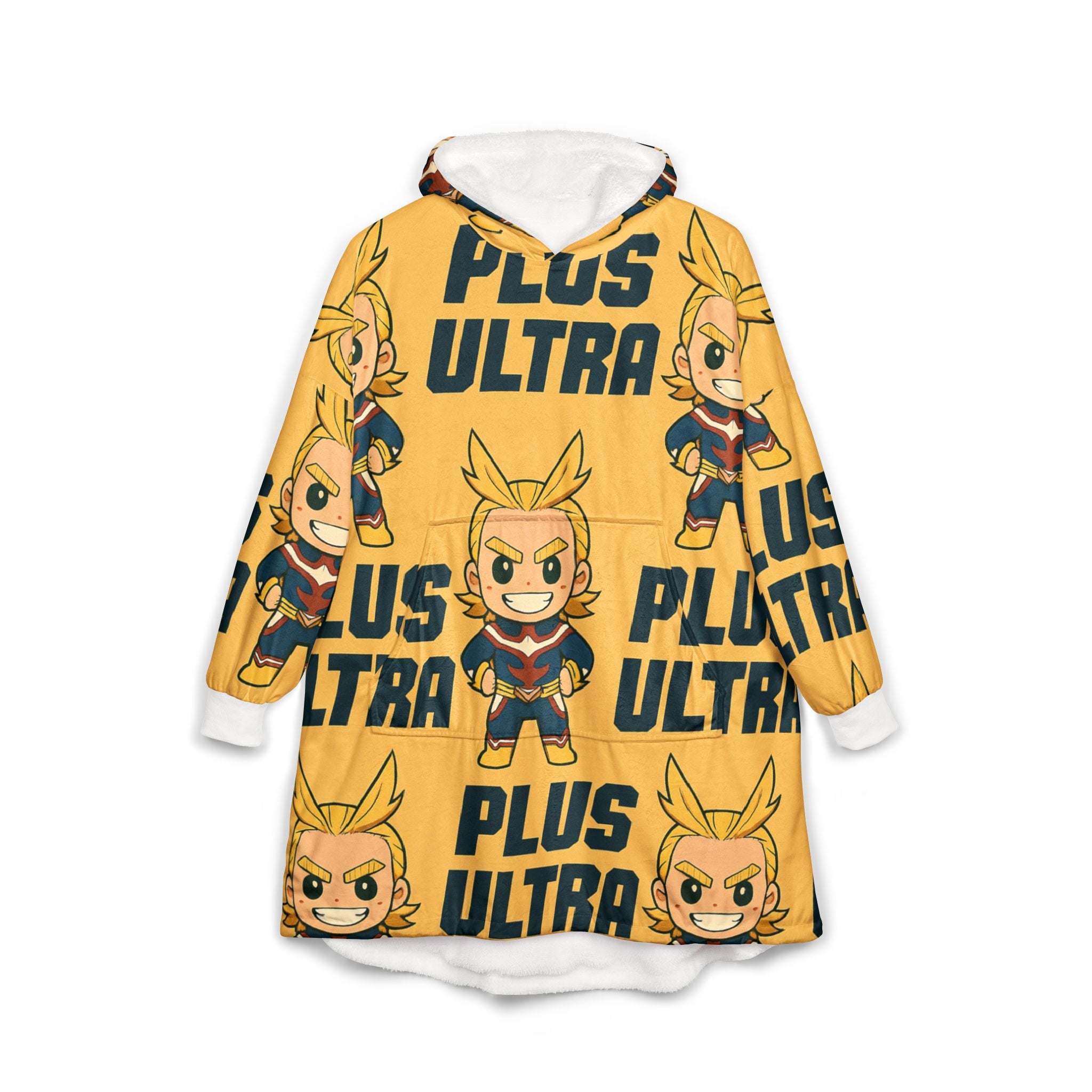 All Might Hooded Blanket, Japanese Style Wearable Blanket