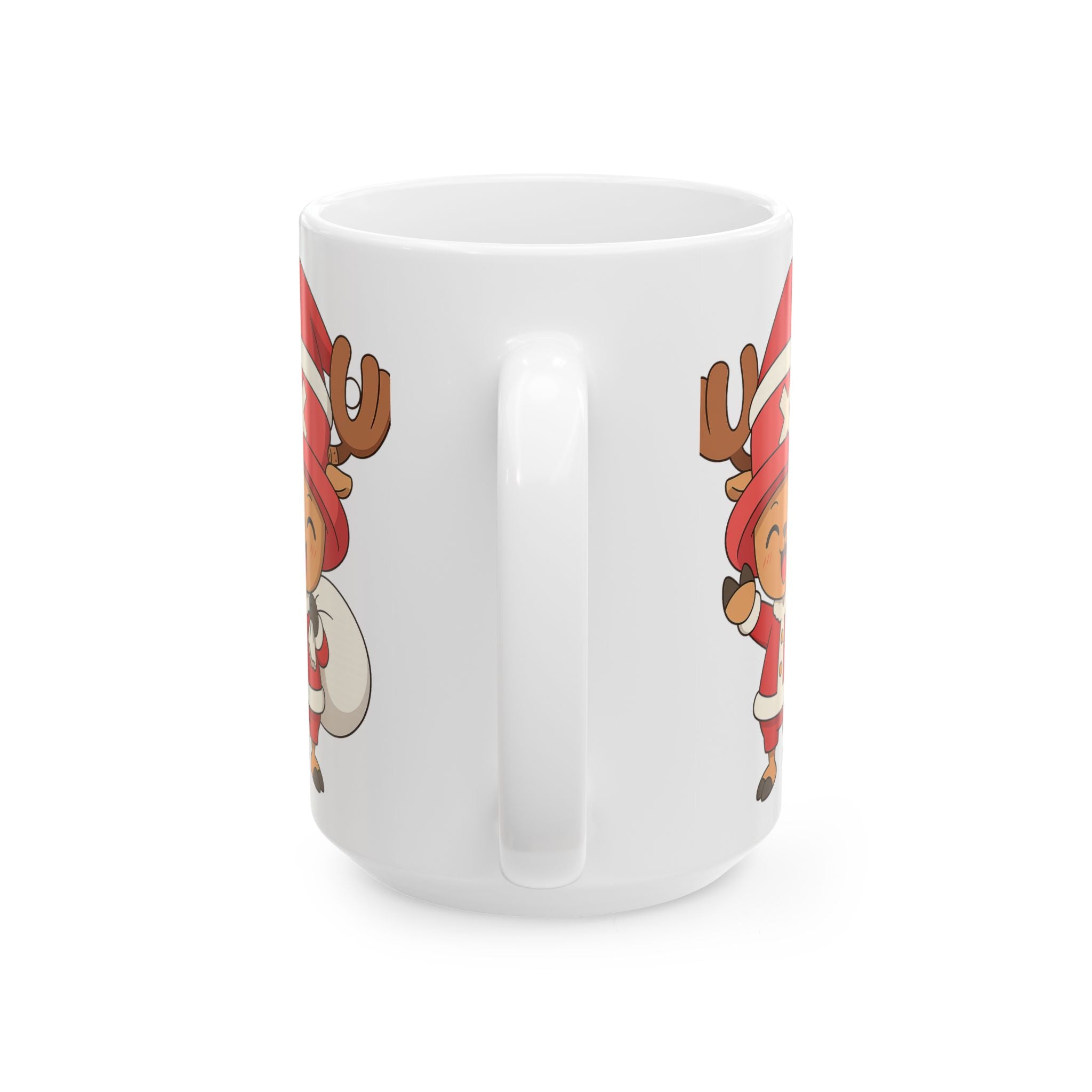 Christmas Chopper Anime Ceramic Mug, (11oz, 15oz)