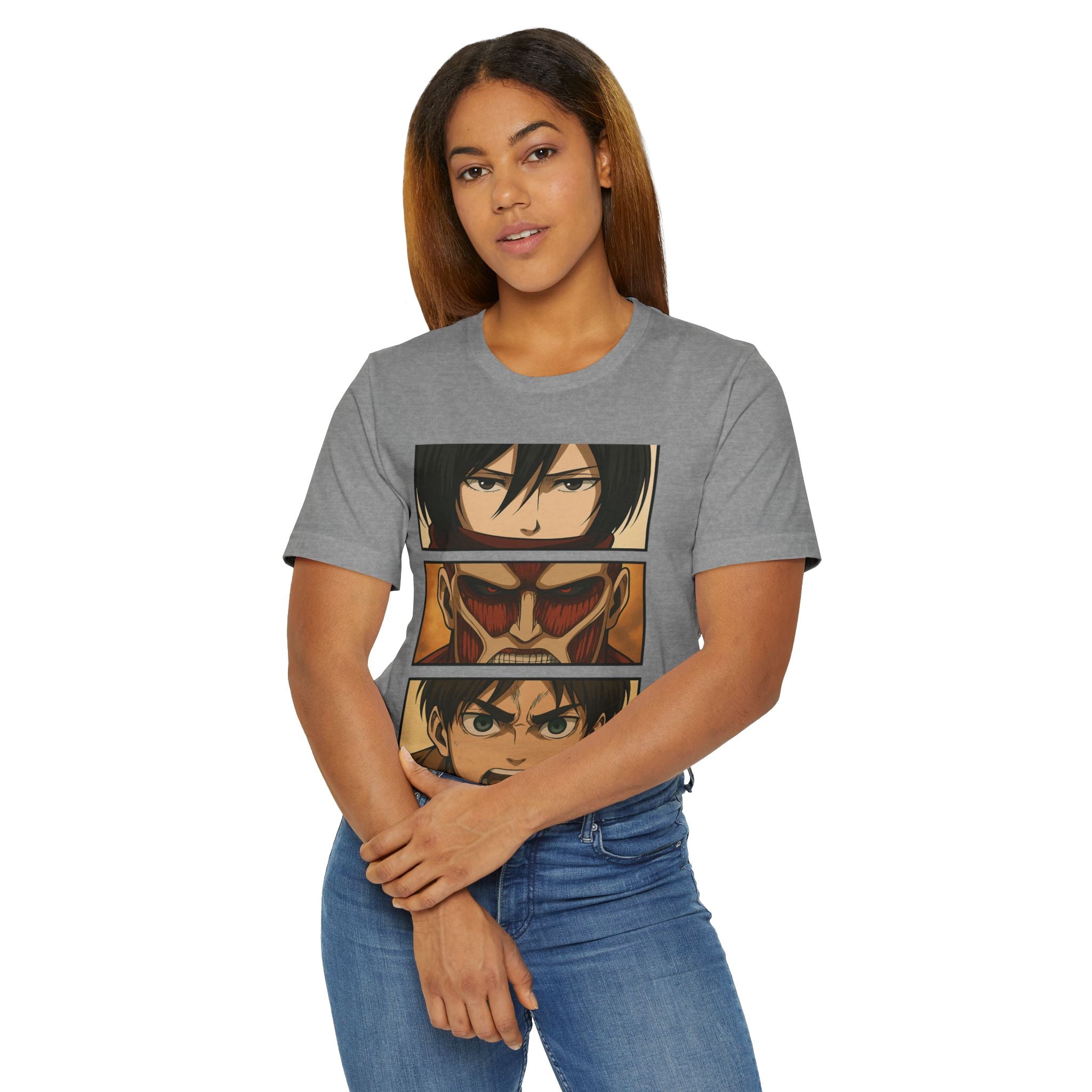 Attack on titan Anime Unisex Jersey T-Shirt