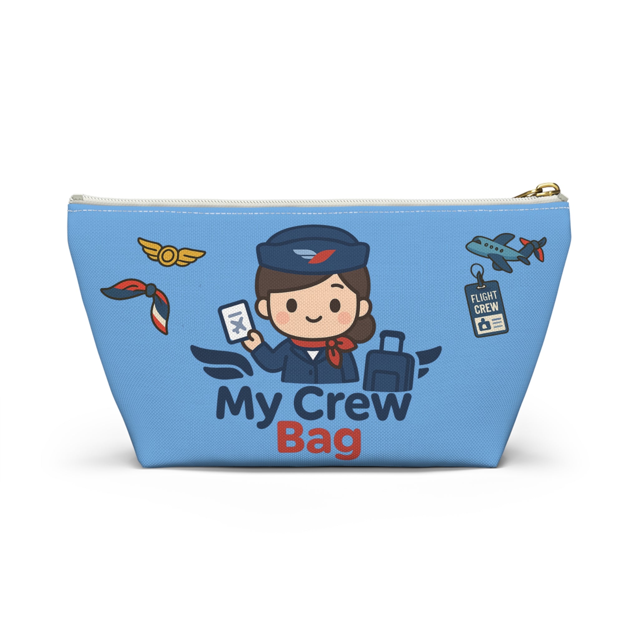 Flight Crew Accessory Pouch w T-bottom