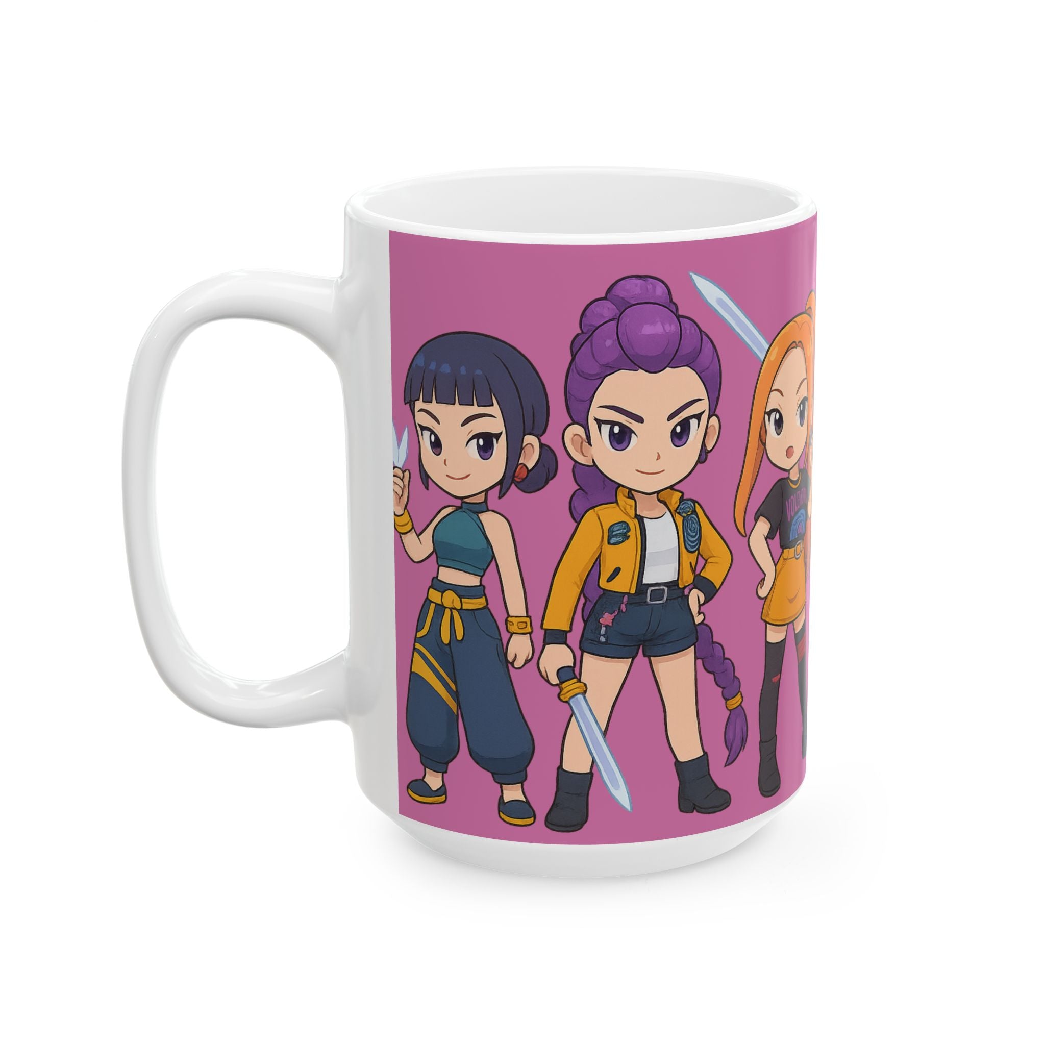 Kpop Demon hunters Ceramic Mug, (11oz, 15oz)