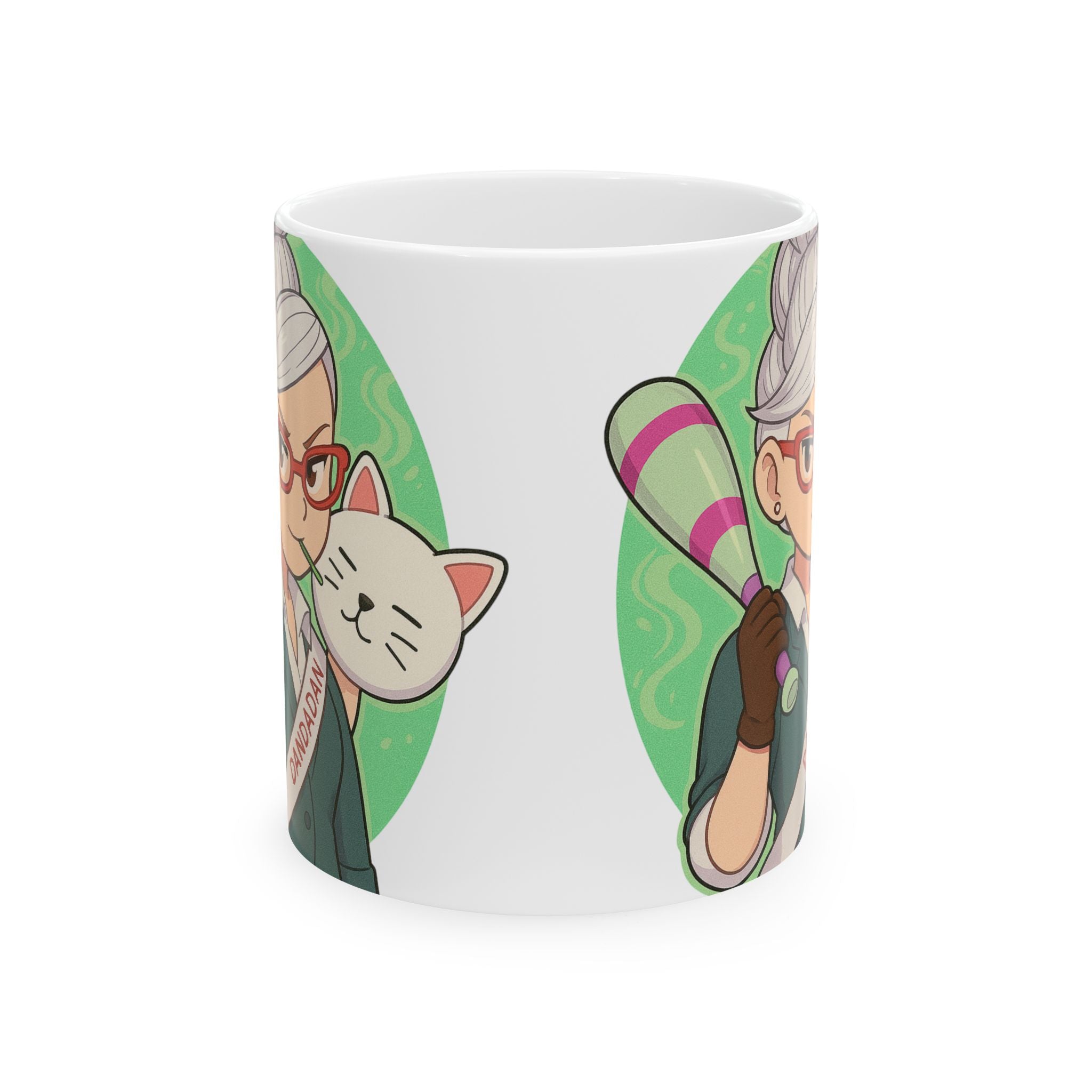 Dandadan Anime Ceramic Mug, (11oz, 15oz)
