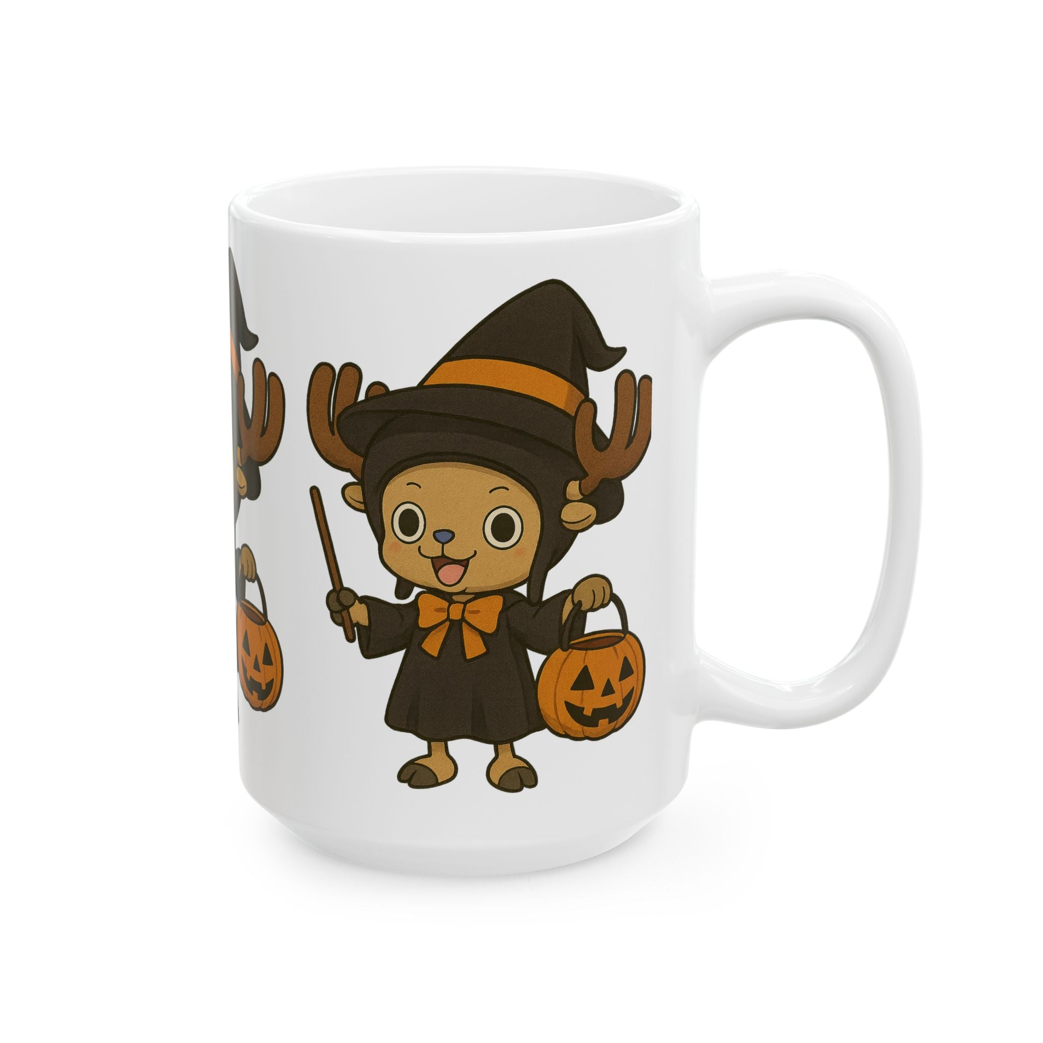 Halloween Chopper Anime Ceramic Mug, (11oz, 15oz)