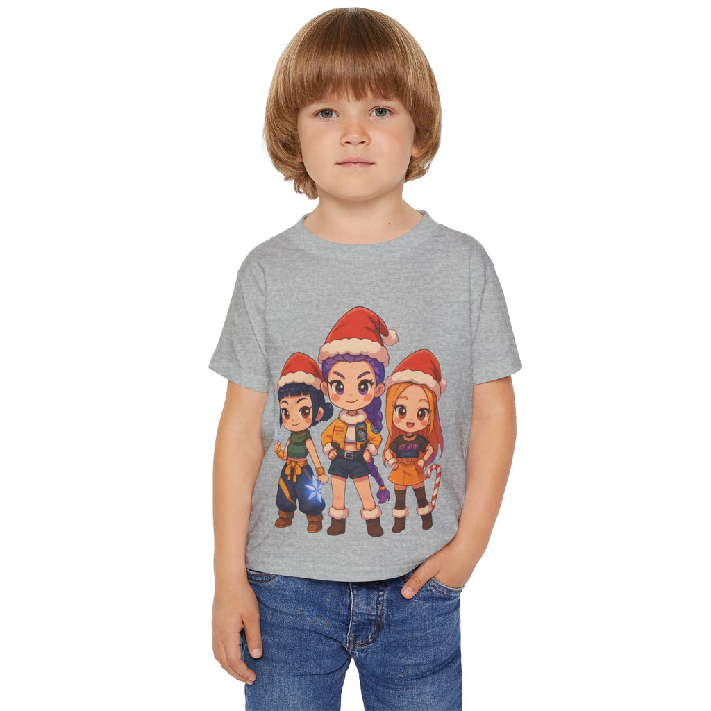 Kpop Demon Hunter Christmas Anime Heavy Cotton™ Toddler T-shirt