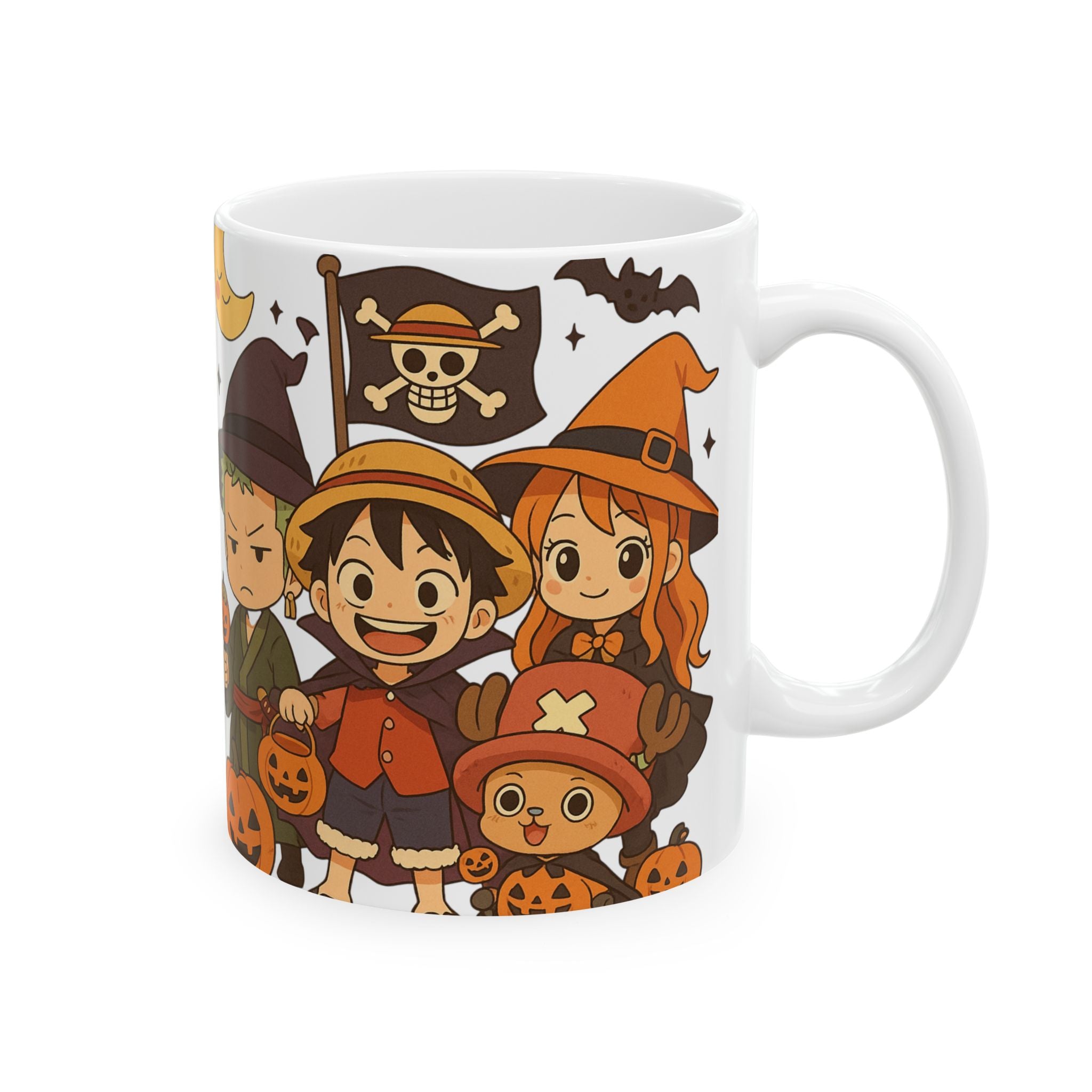 Halloween Anime Ceramic Mug, (11oz, 15oz)