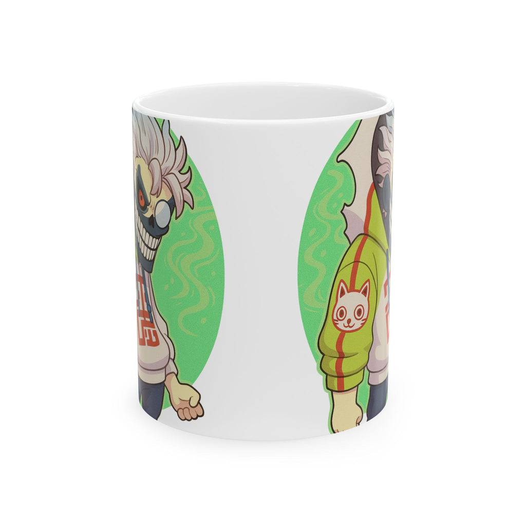 Dandadan Anime Ceramic Mug, (11oz, 15oz)
