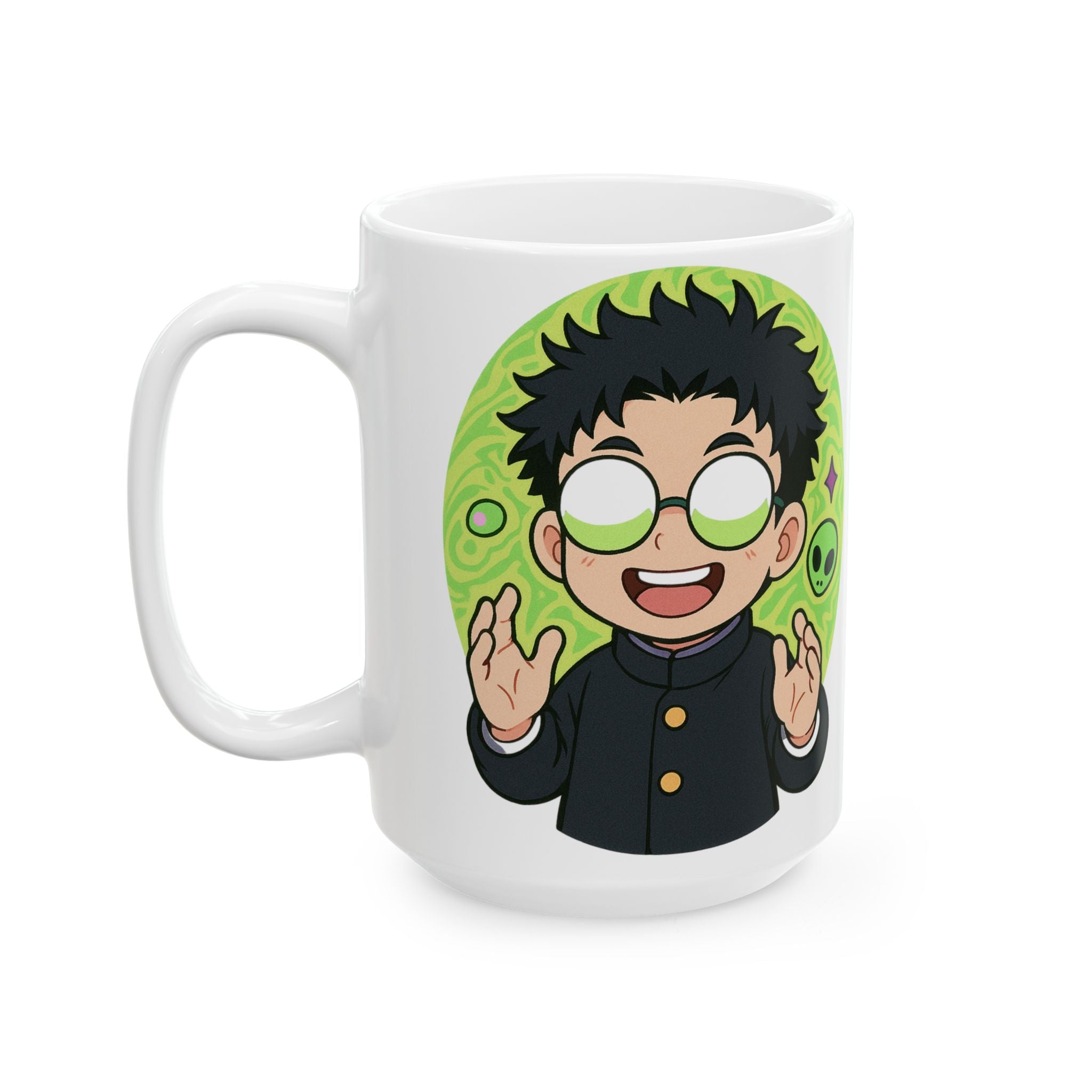 Anime Ceramic Mug, (11oz, 15oz)