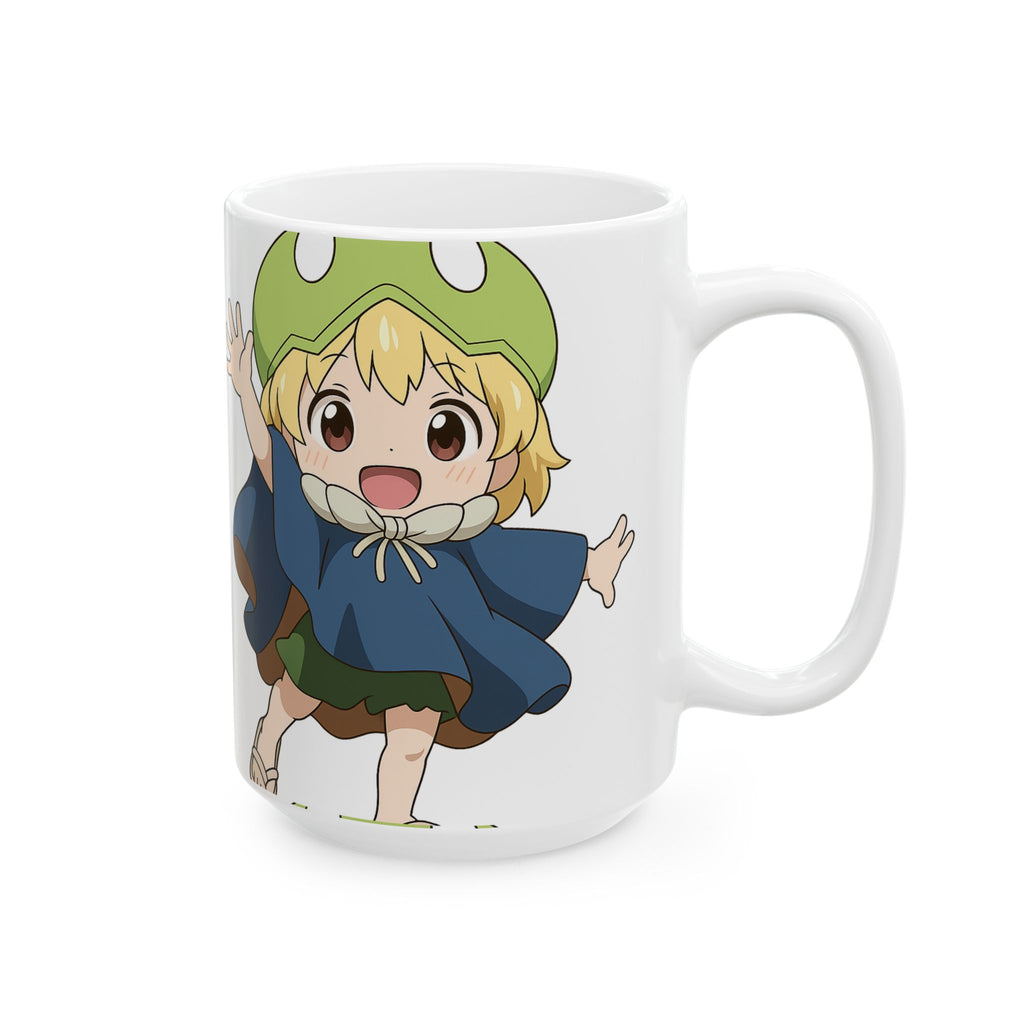 Dr Stone Anime Suica Ceramic Mug, (11oz, 15oz)