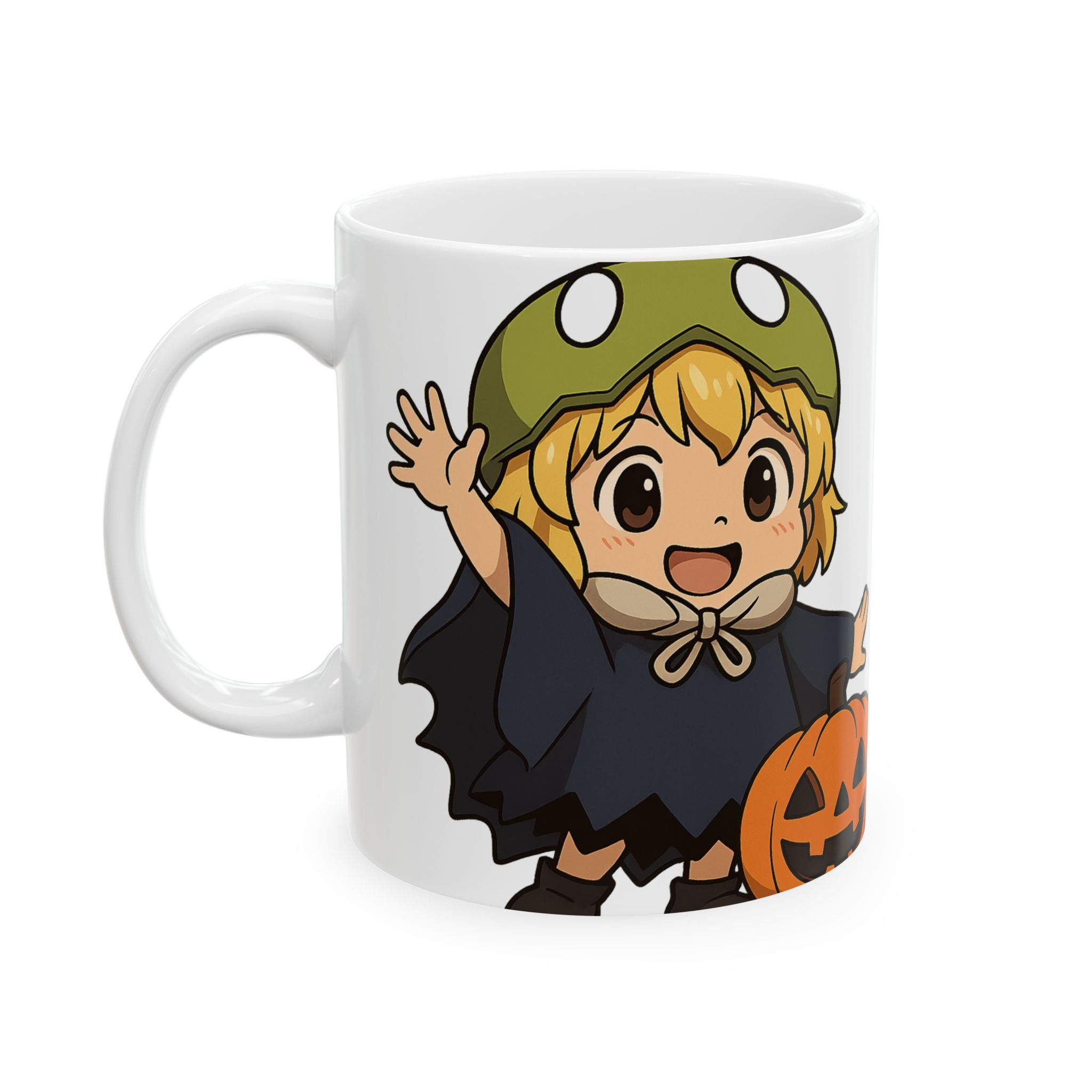 Dr Stone Anime Halloween Suica Ceramic Mug, (11oz, 15oz)