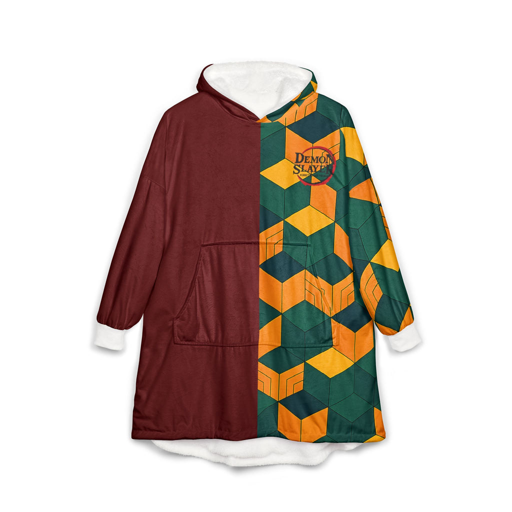 Giyu Demon Slayer Unisex Hooded Blanket