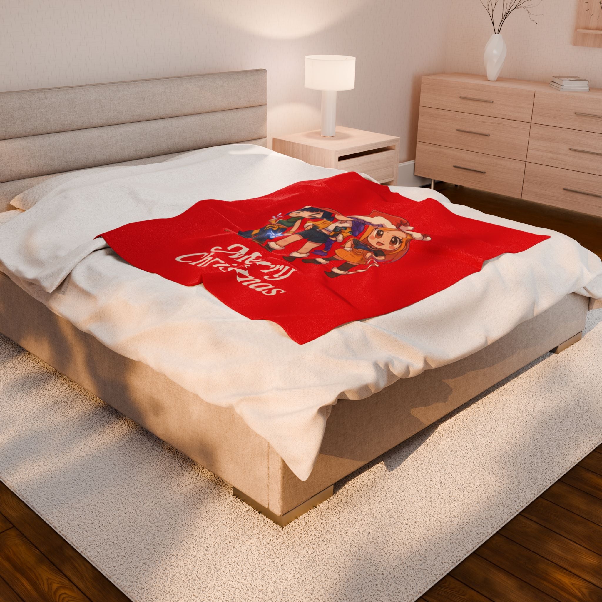 Kpop Demon Hunter Christmas Velveteen Plush Blanket