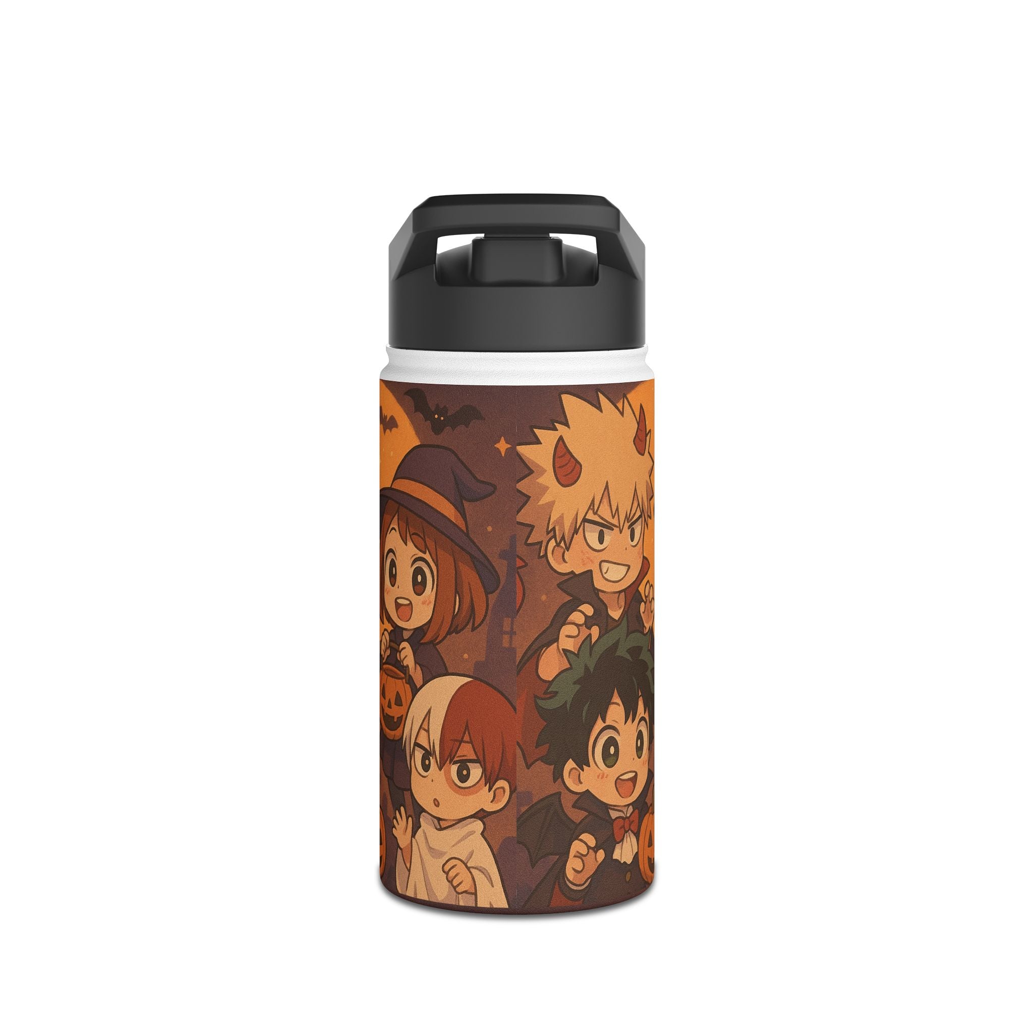 Anime Stainless Steel Water Bottle, Standard Lid