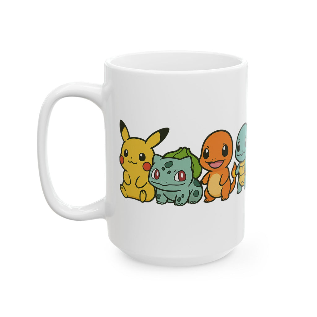 Chibi Anime Ceramic Mug, (11oz, 15oz)