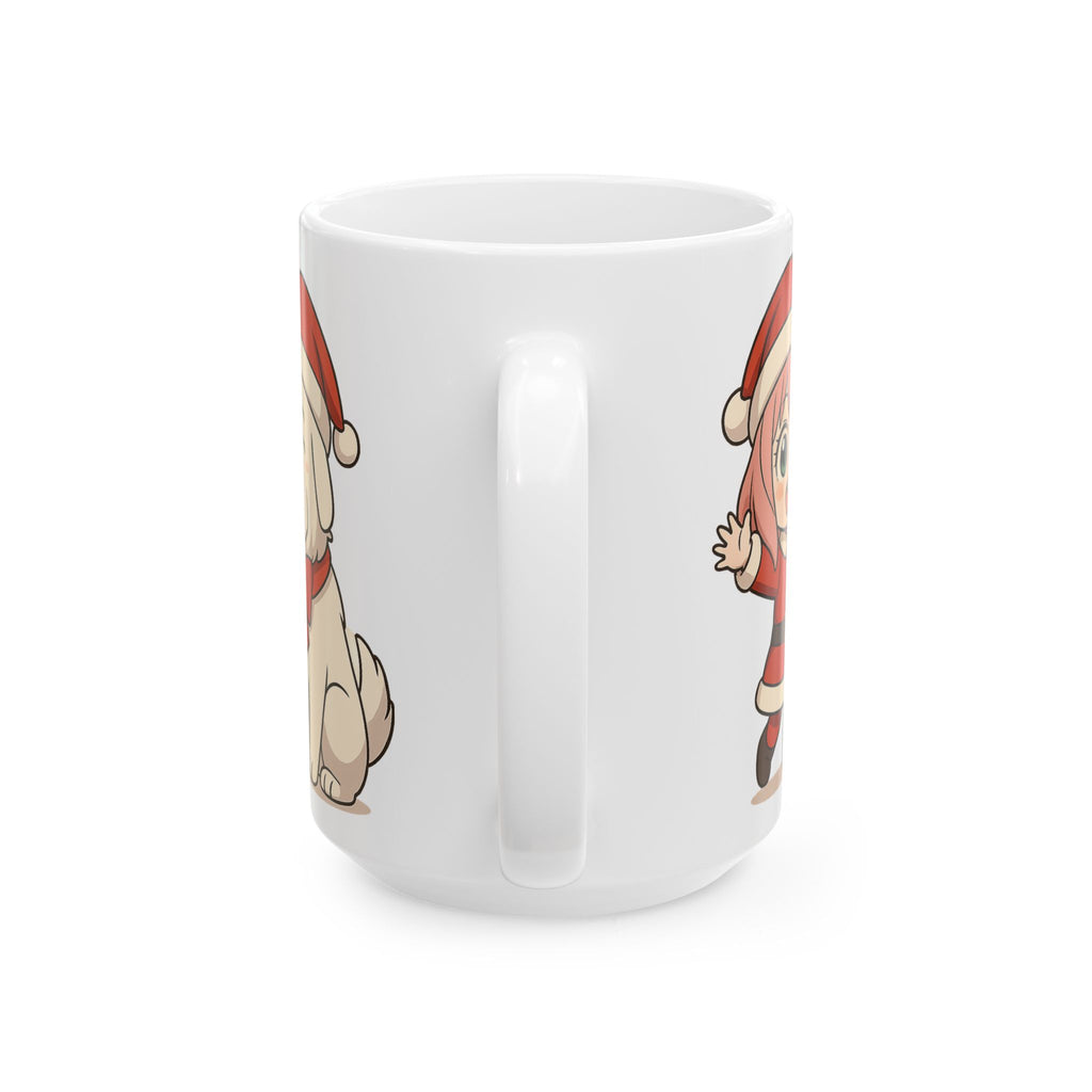 Spy x Family Anime Christmas Ceramic Mug, (11oz, 15oz)