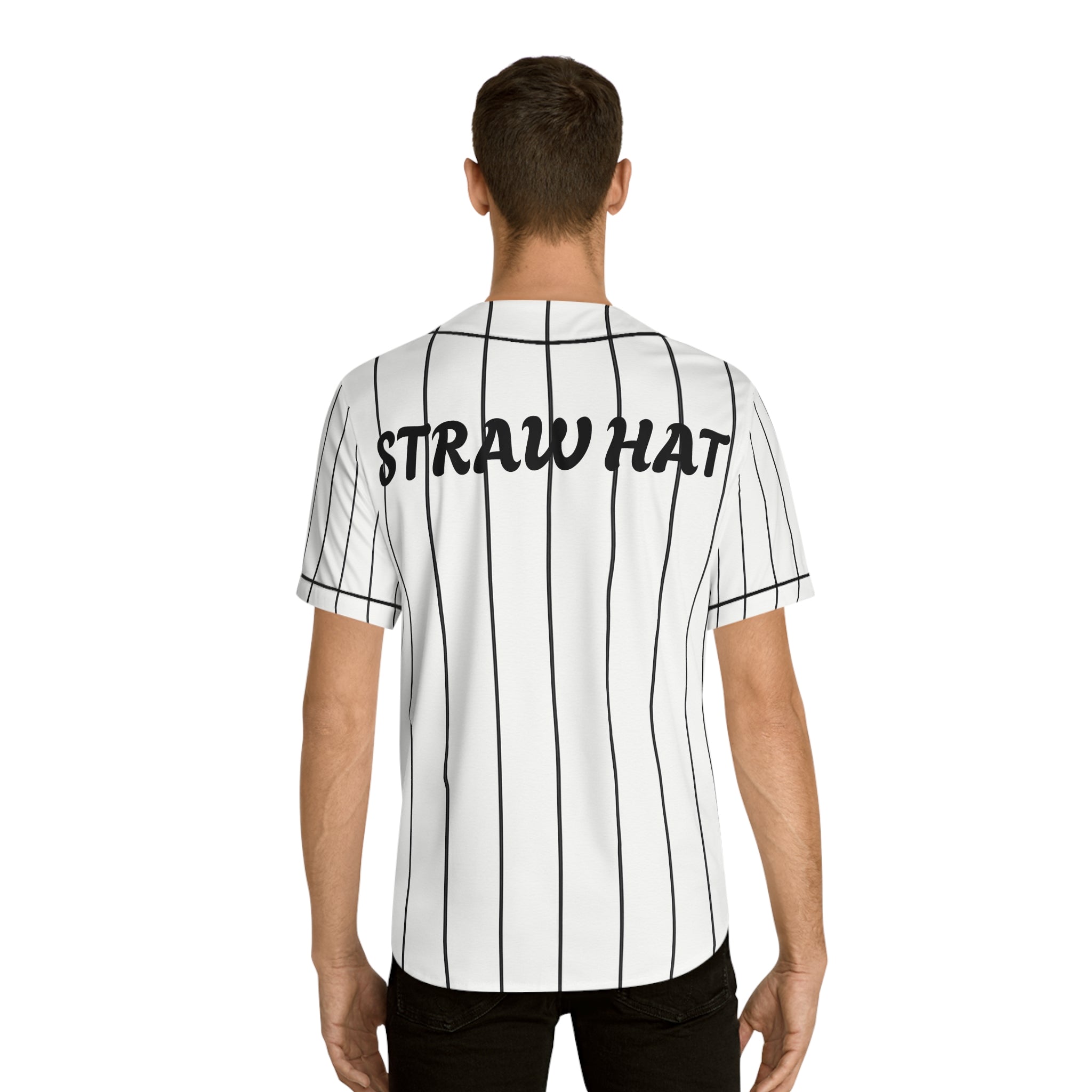 Straw Hat Baseball Jersey, Sport Shirt, Japanese Baseball Top