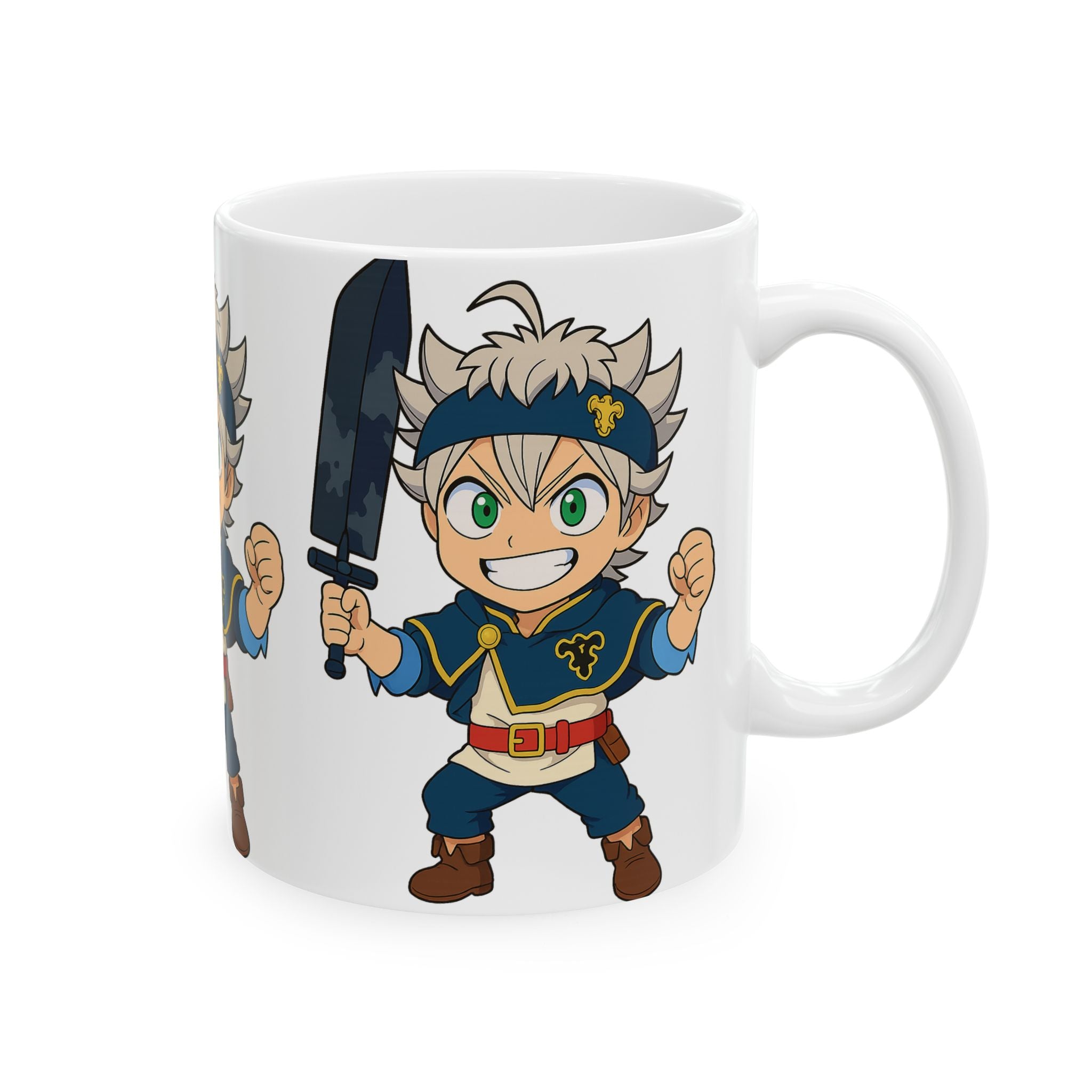 Black Clover Anime Ceramic Mug, (11oz, 15oz)