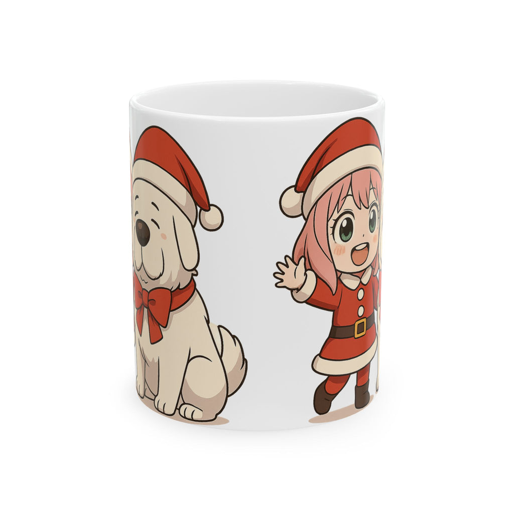 Spy x Family Anime Christmas Ceramic Mug, (11oz, 15oz)