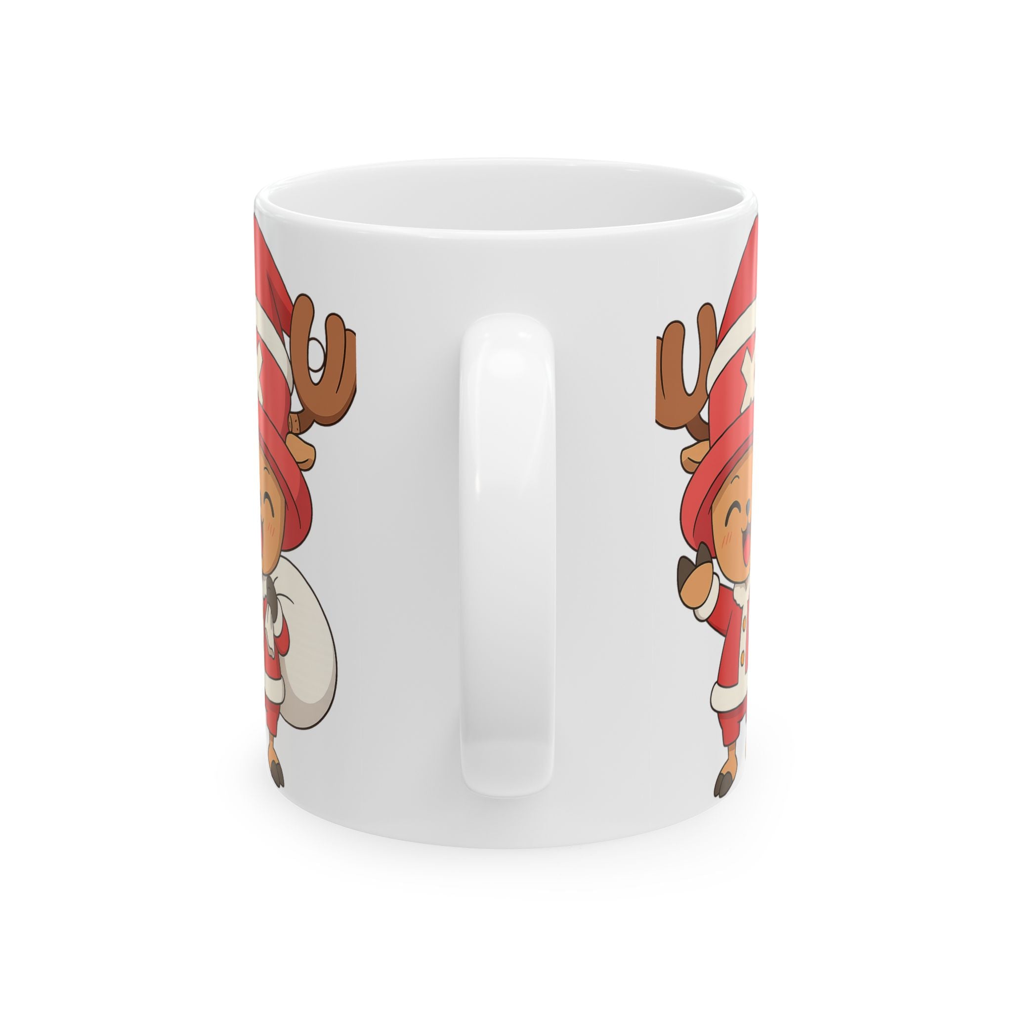 Christmas Chopper Anime Ceramic Mug, (11oz, 15oz)