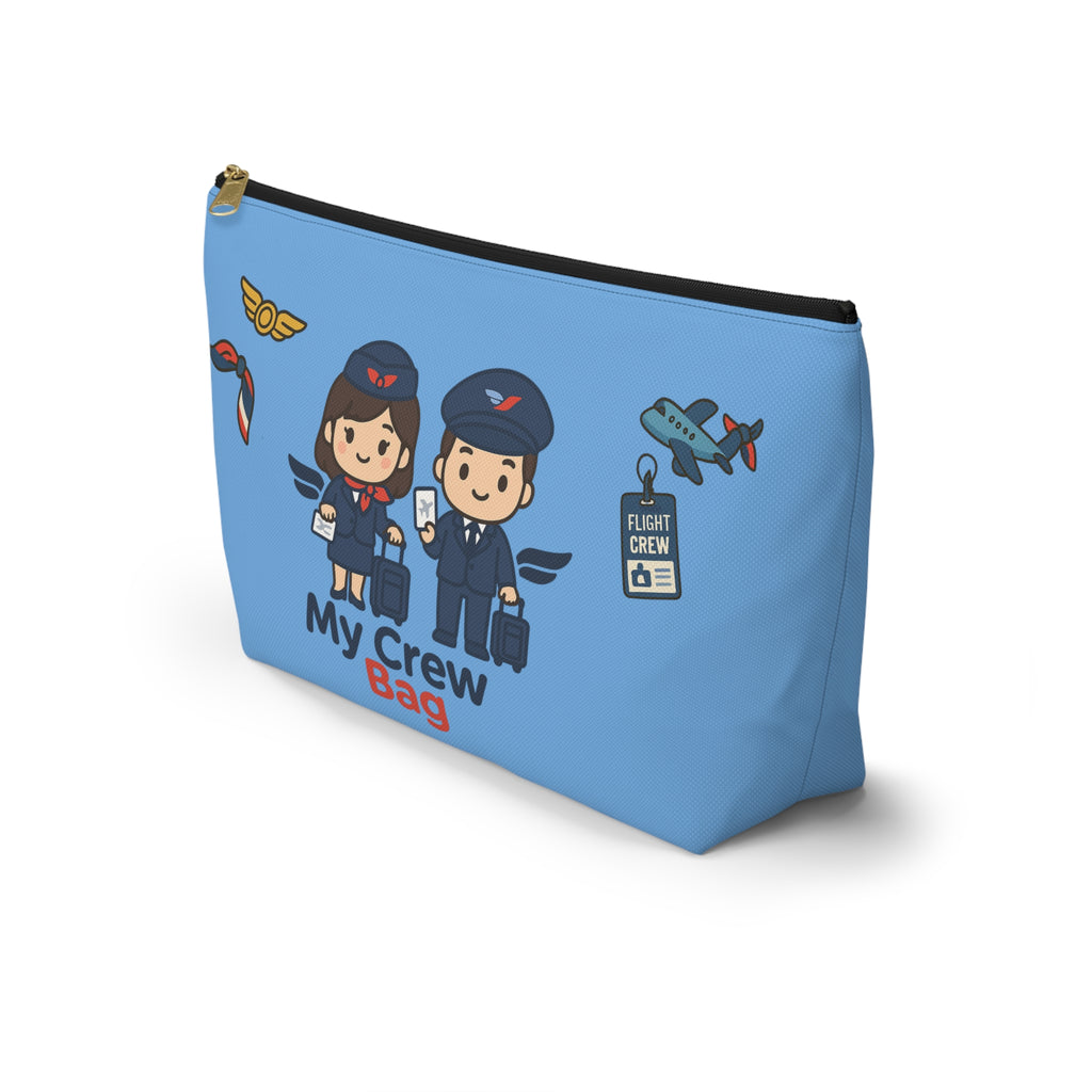 Flight Crew Accessory Pouch w T-bottom