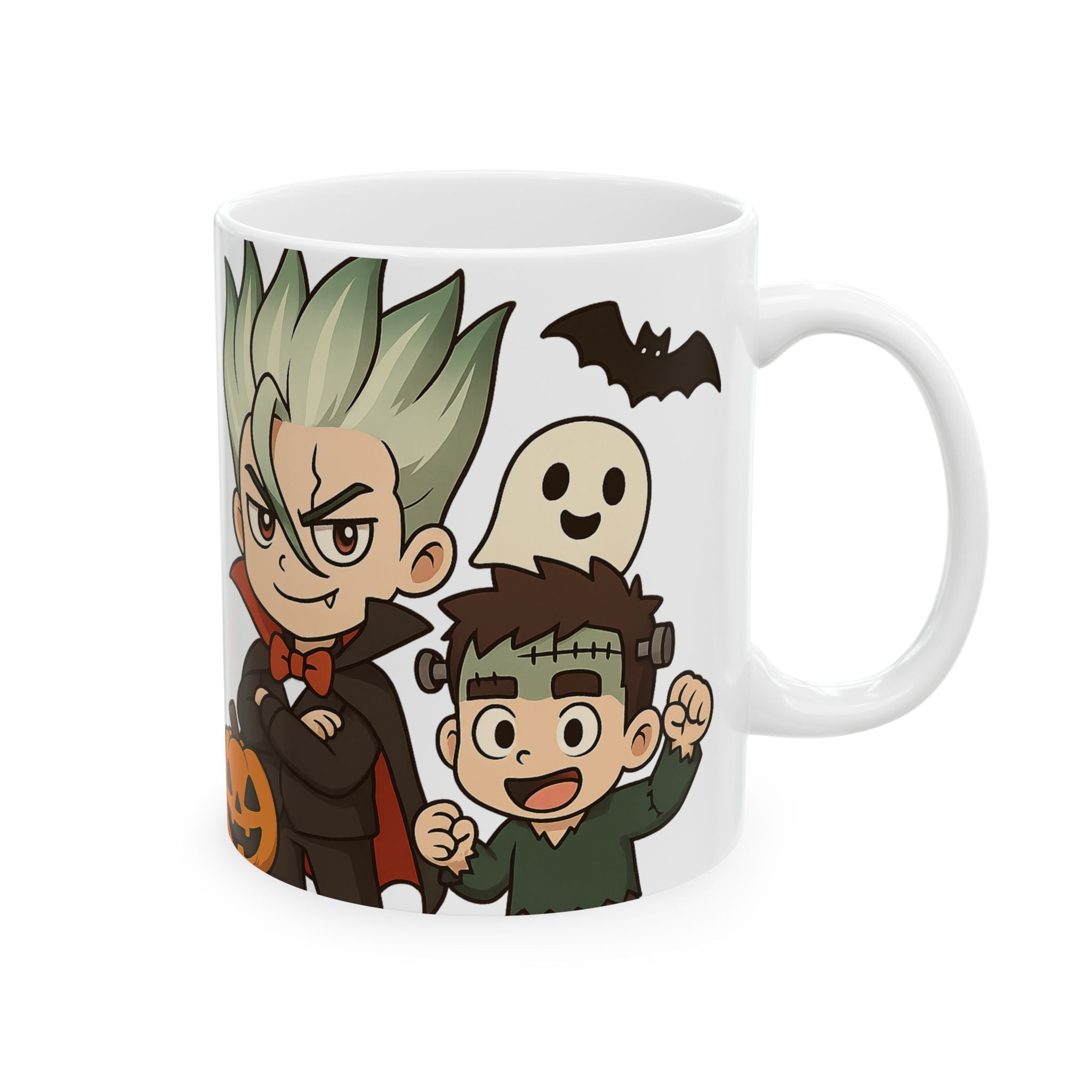 Dr Stone Anime Halloween Ceramic Mug, (11oz, 15oz)
