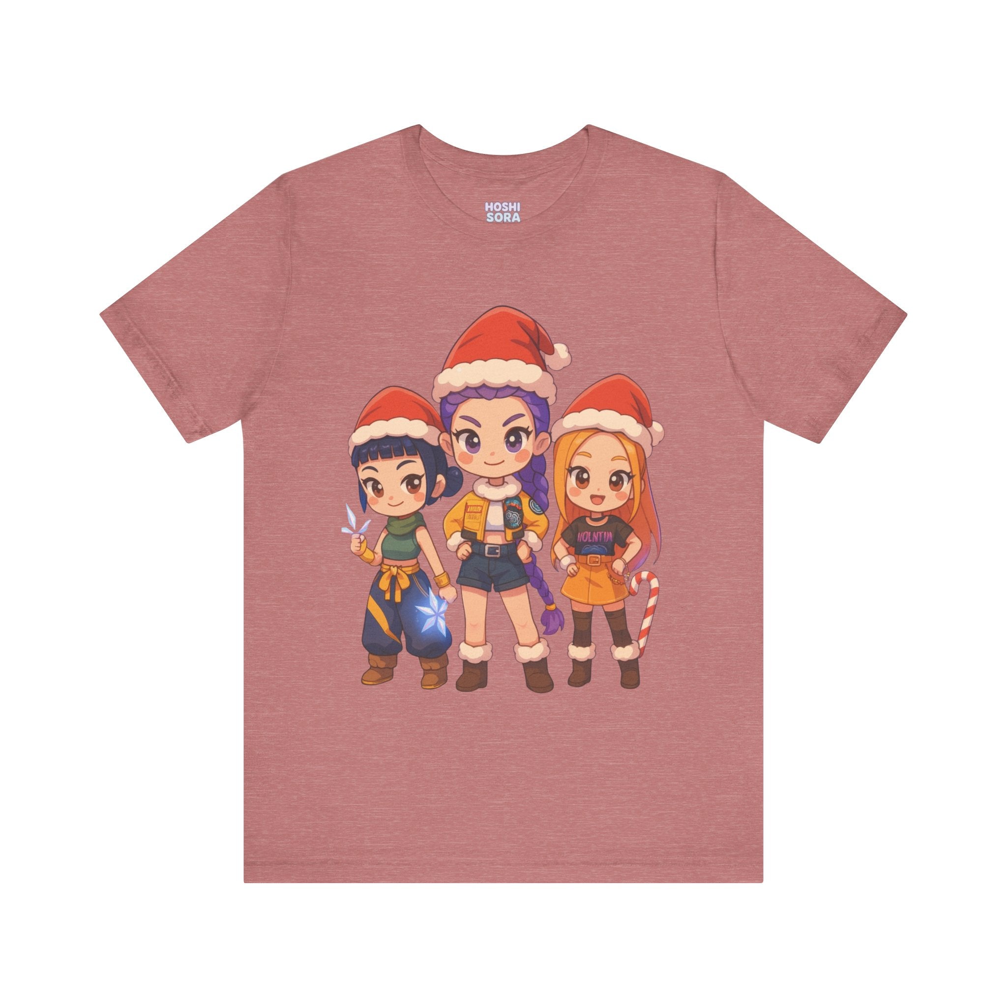 Kpop Demon Hunter Christmas Unisex Jersey Short Sleeve Tee