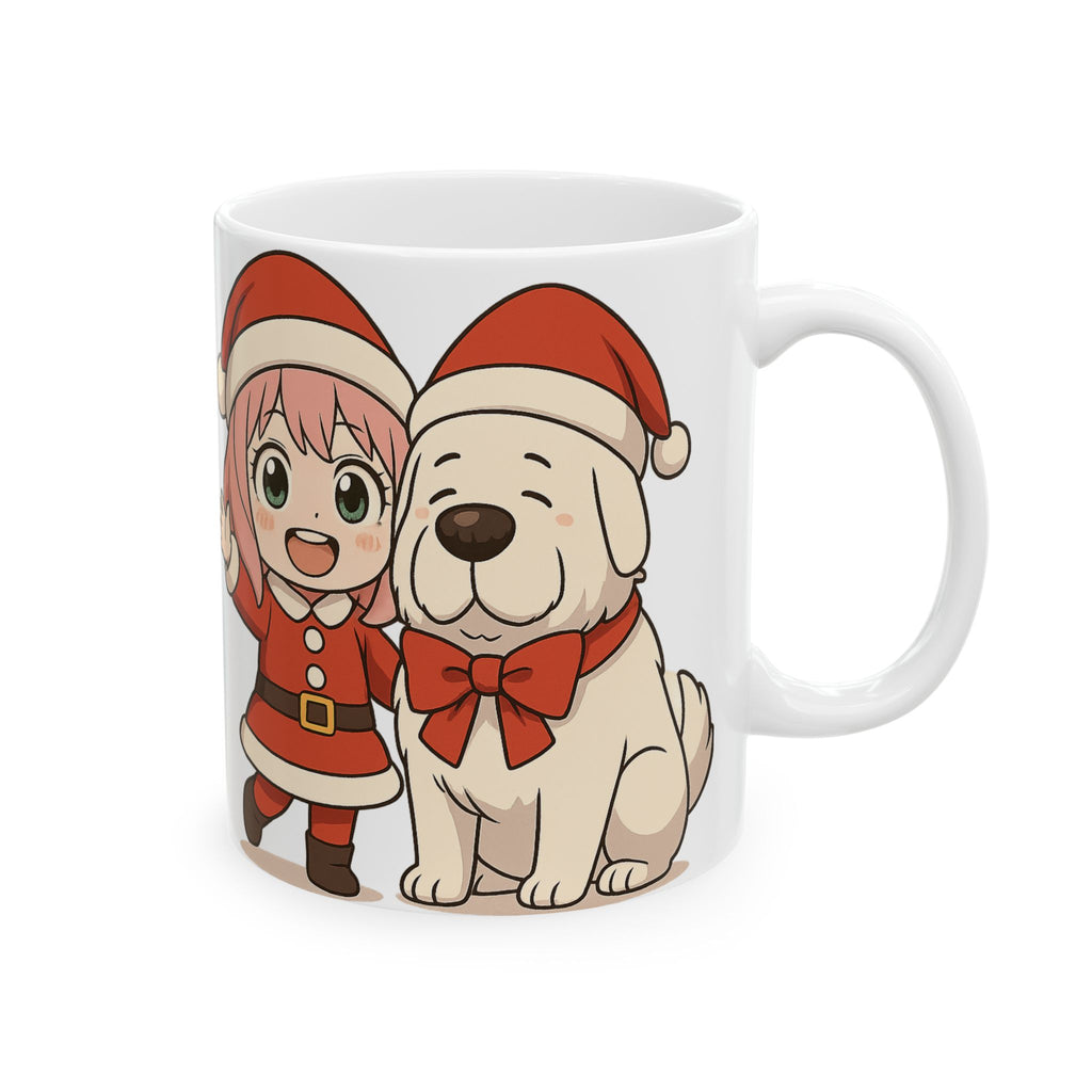 Spy x Family Anime Christmas Ceramic Mug, (11oz, 15oz)