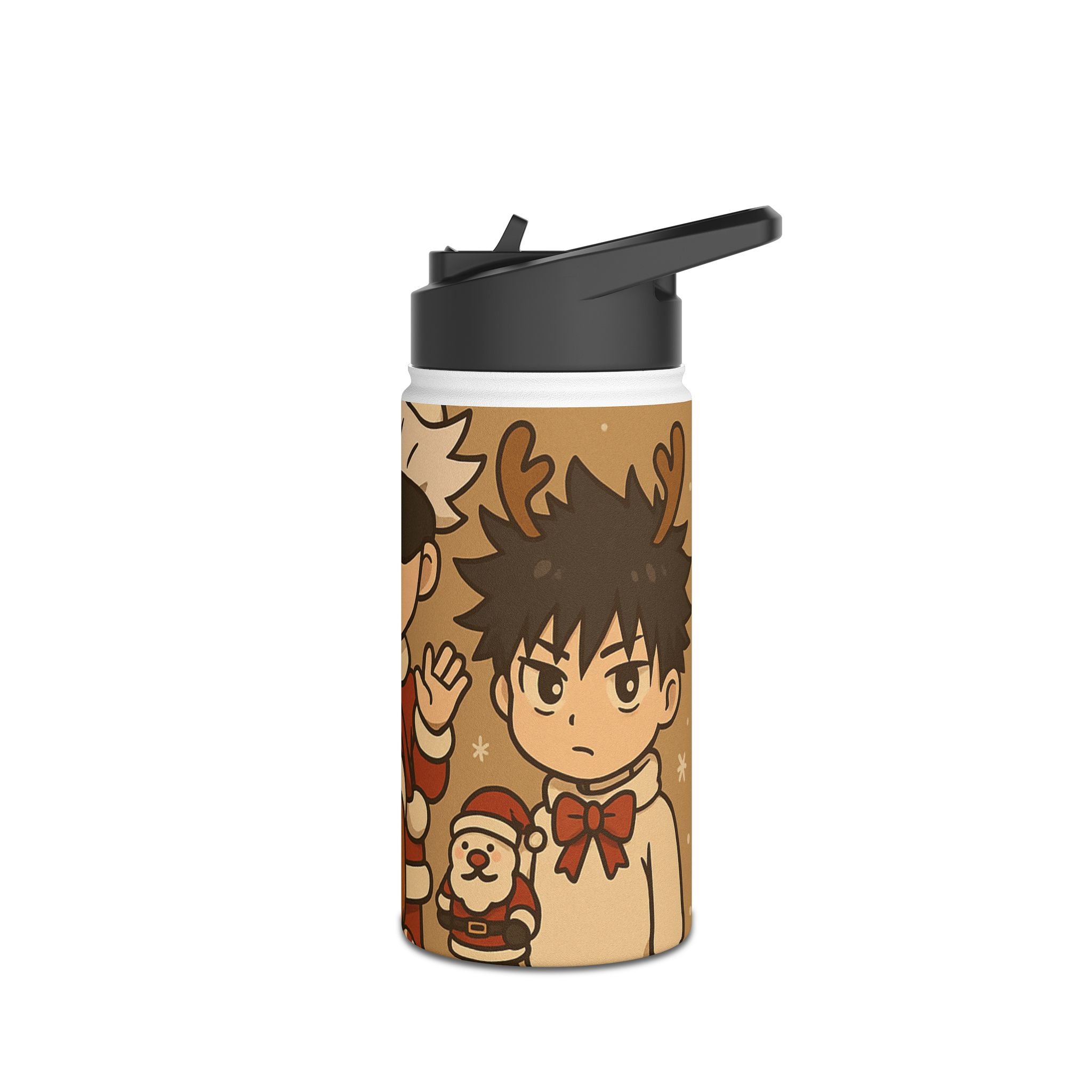 Jujutsu kaisen Anime Stainless Steel Water Bottle, Standard Lid