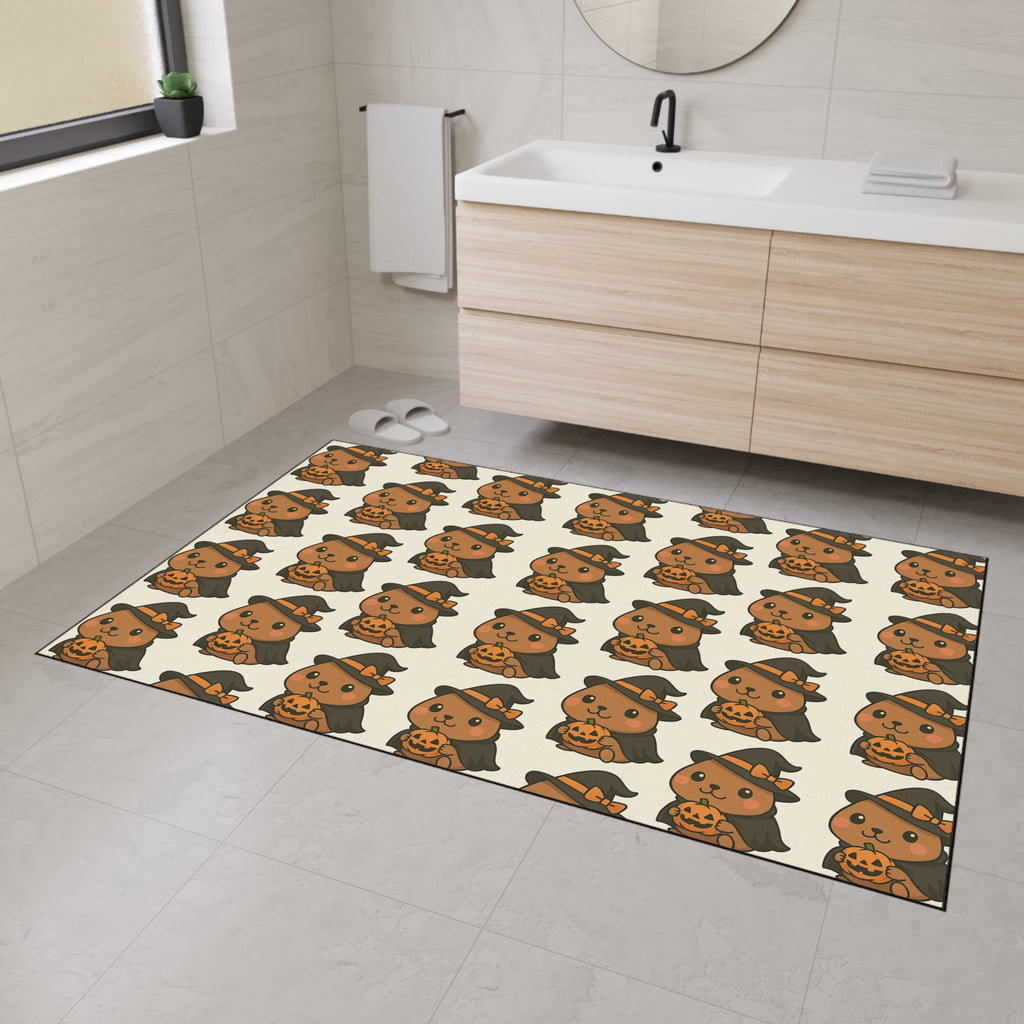 Capybara Halloween Heavy Duty Floor Mat