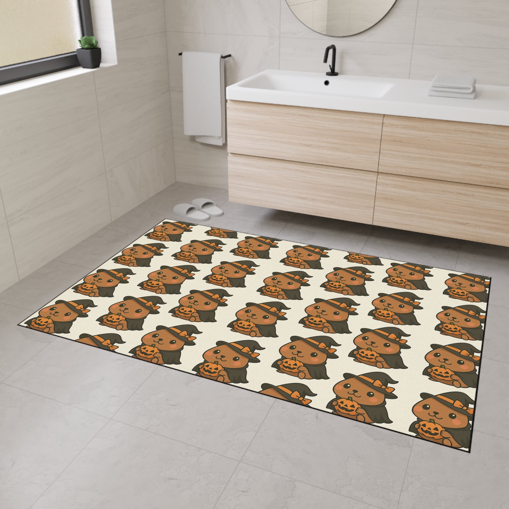 Capybara Halloween Heavy Duty Floor Mat