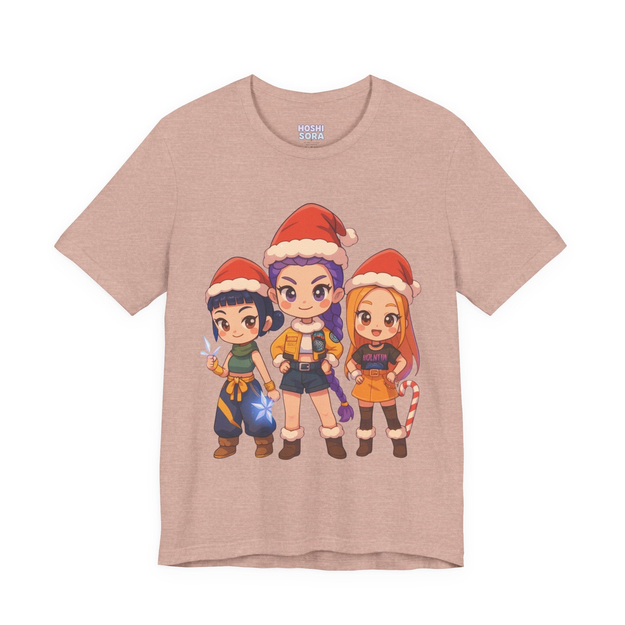 Kpop Demon Hunter Christmas Unisex Jersey Short Sleeve Tee